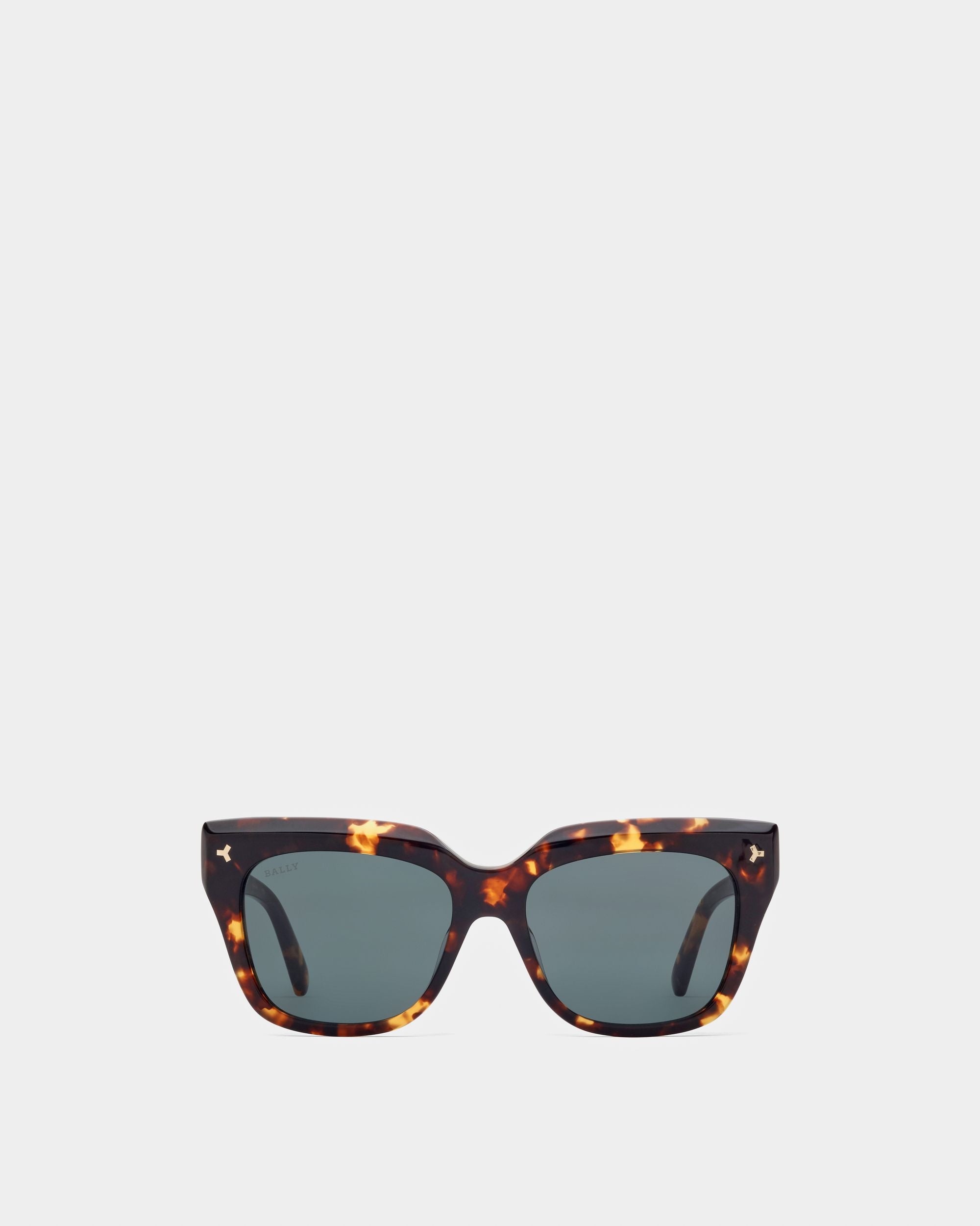 Stelli Occhiali Da Sole In Acetato Havana Vintage - Donna - Bally - 01