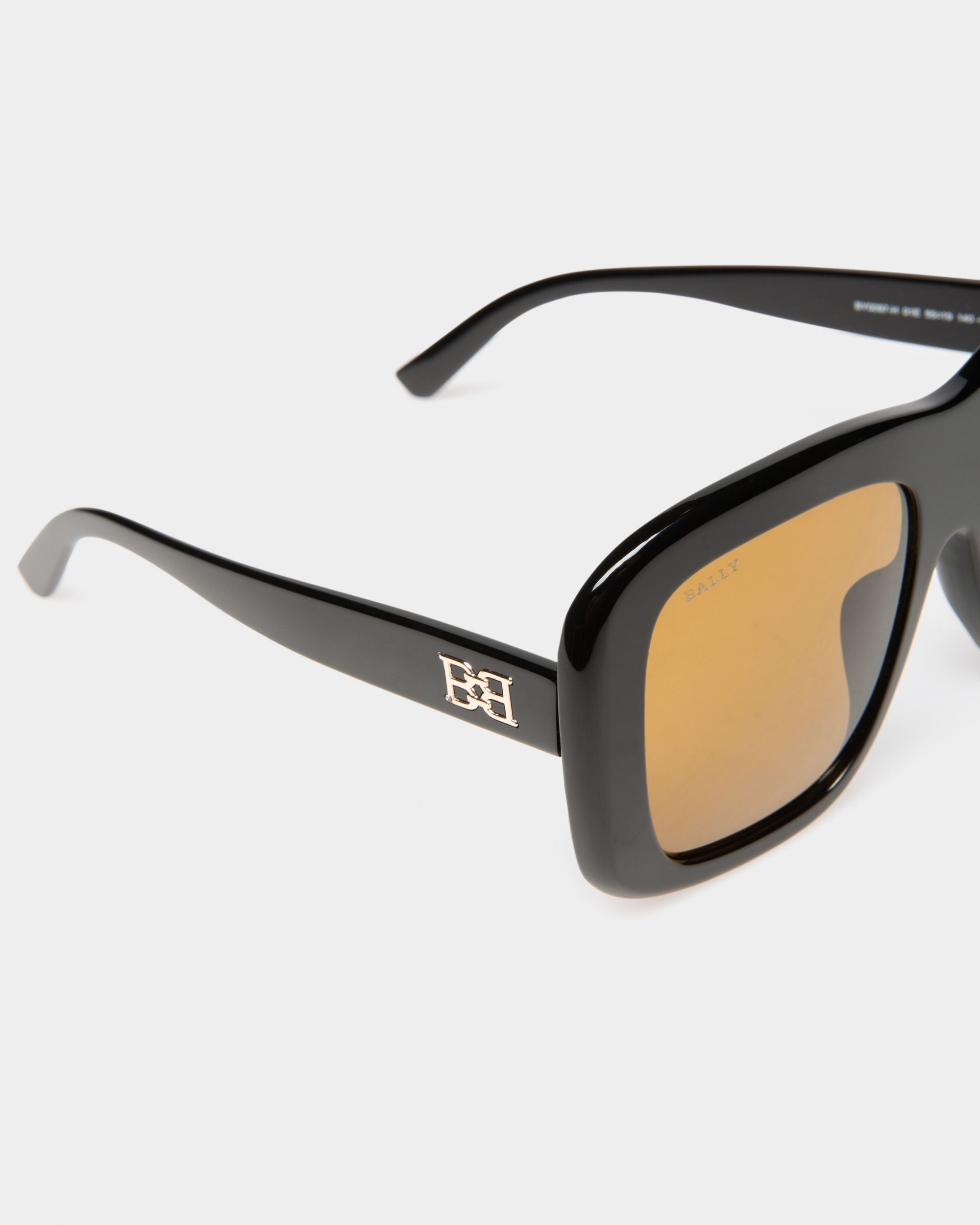 Constance Occhiali Da Sole In Acetato Nero Lucido - Donna - Bally - 02