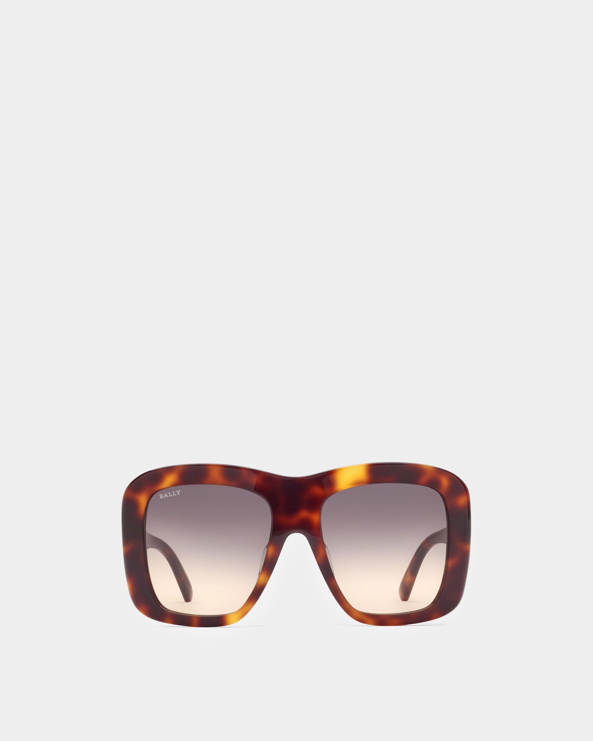 Constance Occhiali Da Sole In Acetato Avana Scuro - Donna - Bally - 01