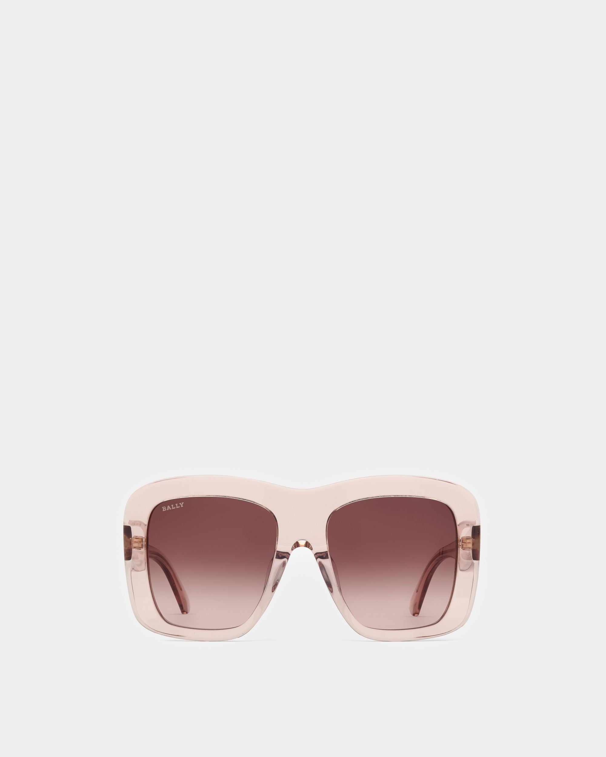 Constance Occhiali Da Sole In Acetato Rosa Lucido - Donna - Bally - 01