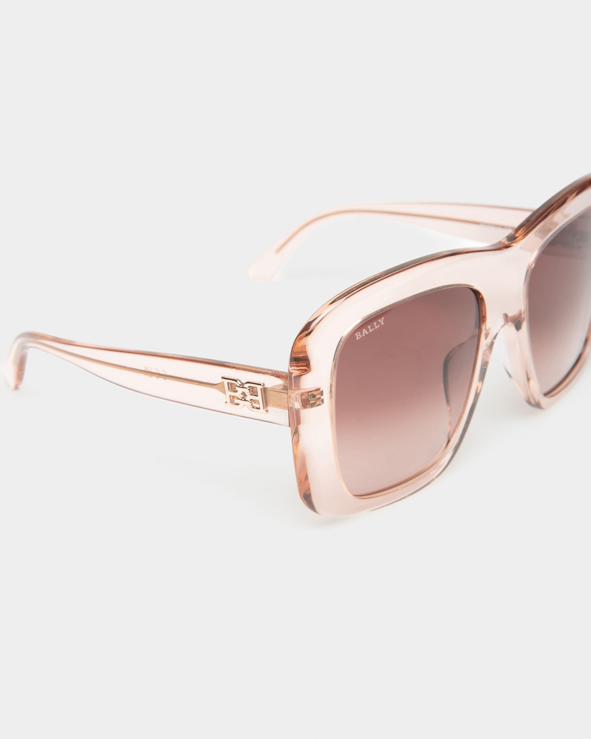 Constance Occhiali Da Sole In Acetato Rosa Lucido - Donna - Bally - 02