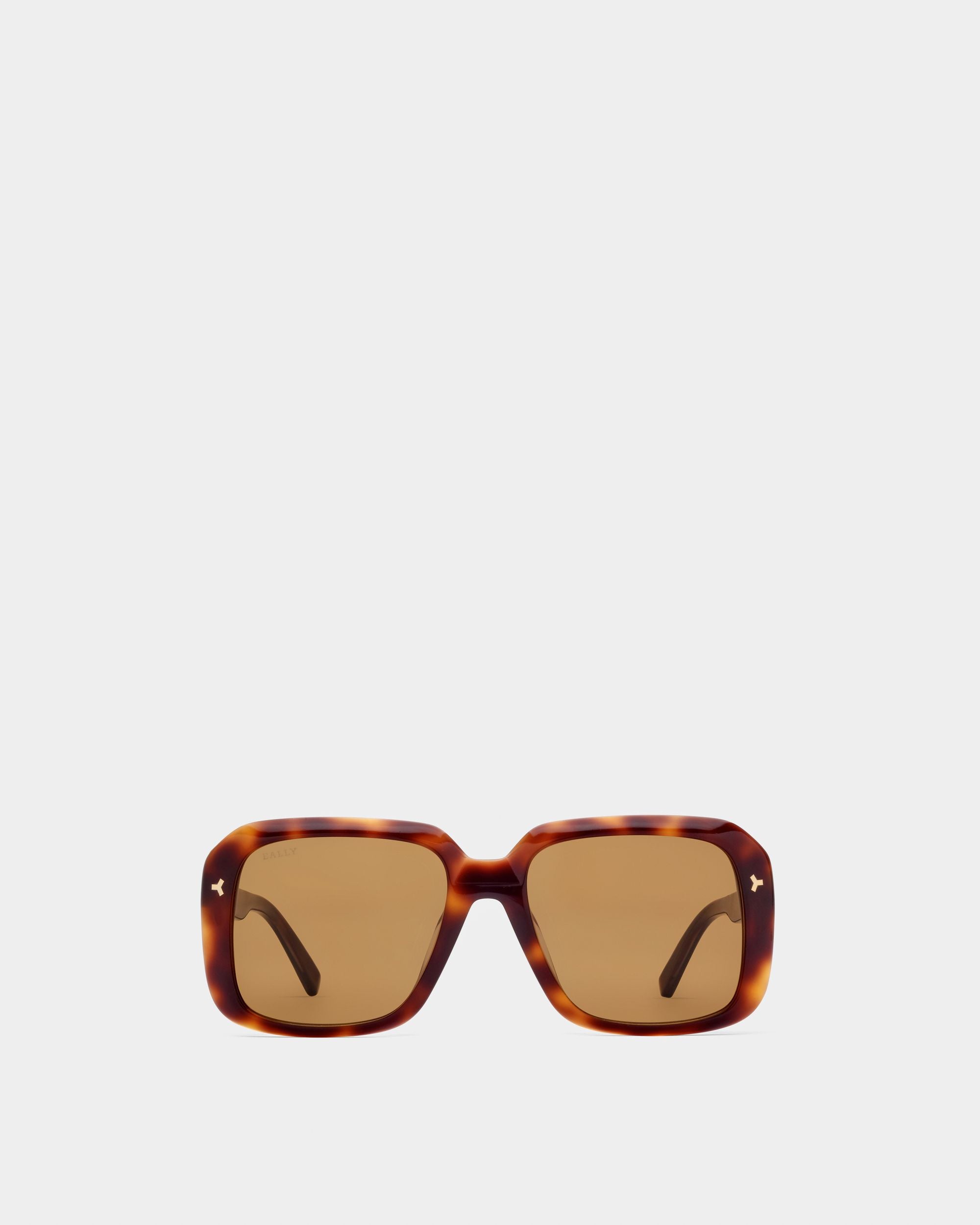 Thun Occhiali Da Sole In Acetato Avana Scuro - Uomo - Bally - 01
