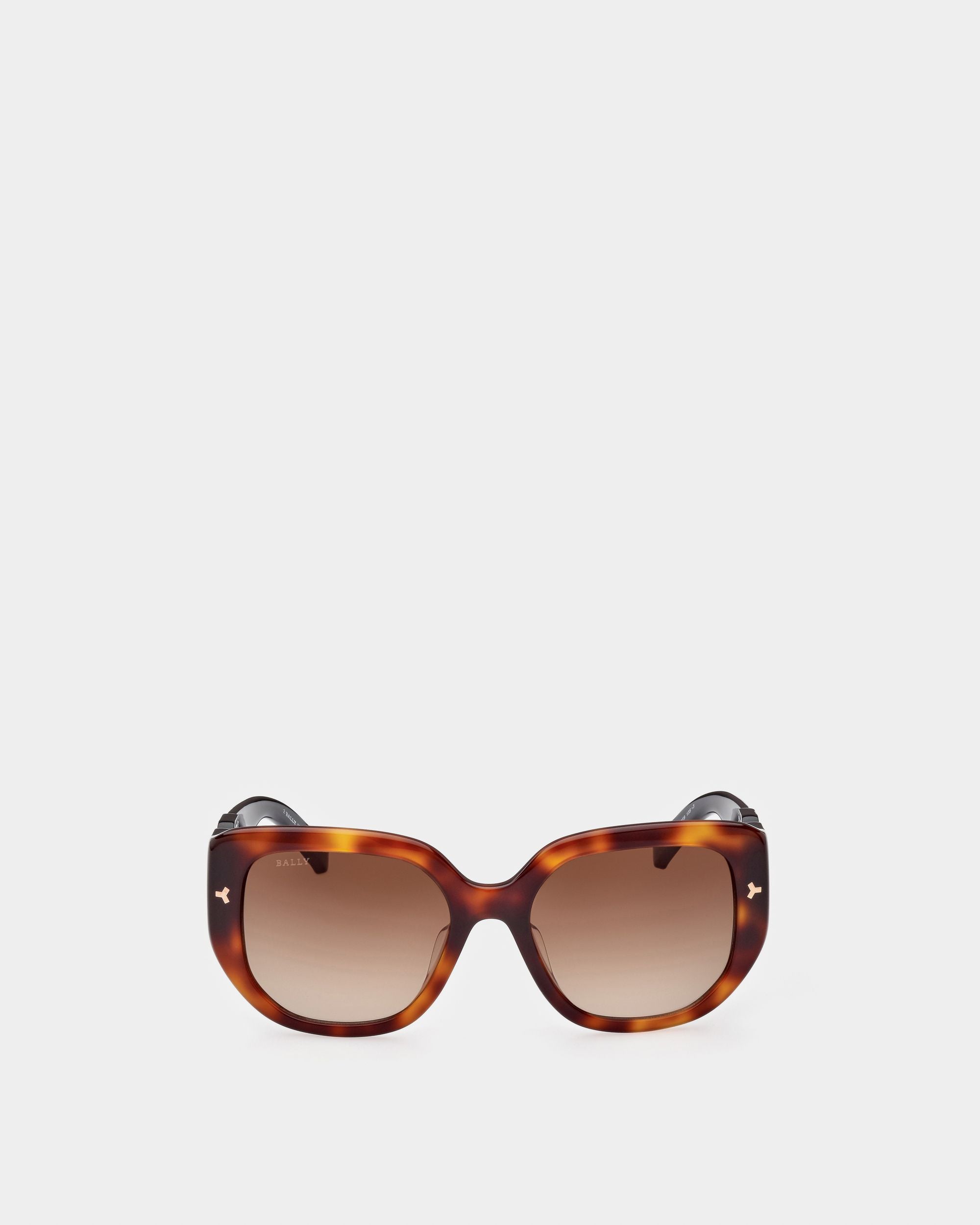 Occhiali Da Sole Nuna In Acetato Marrone Avana - Donna - Bally - 01