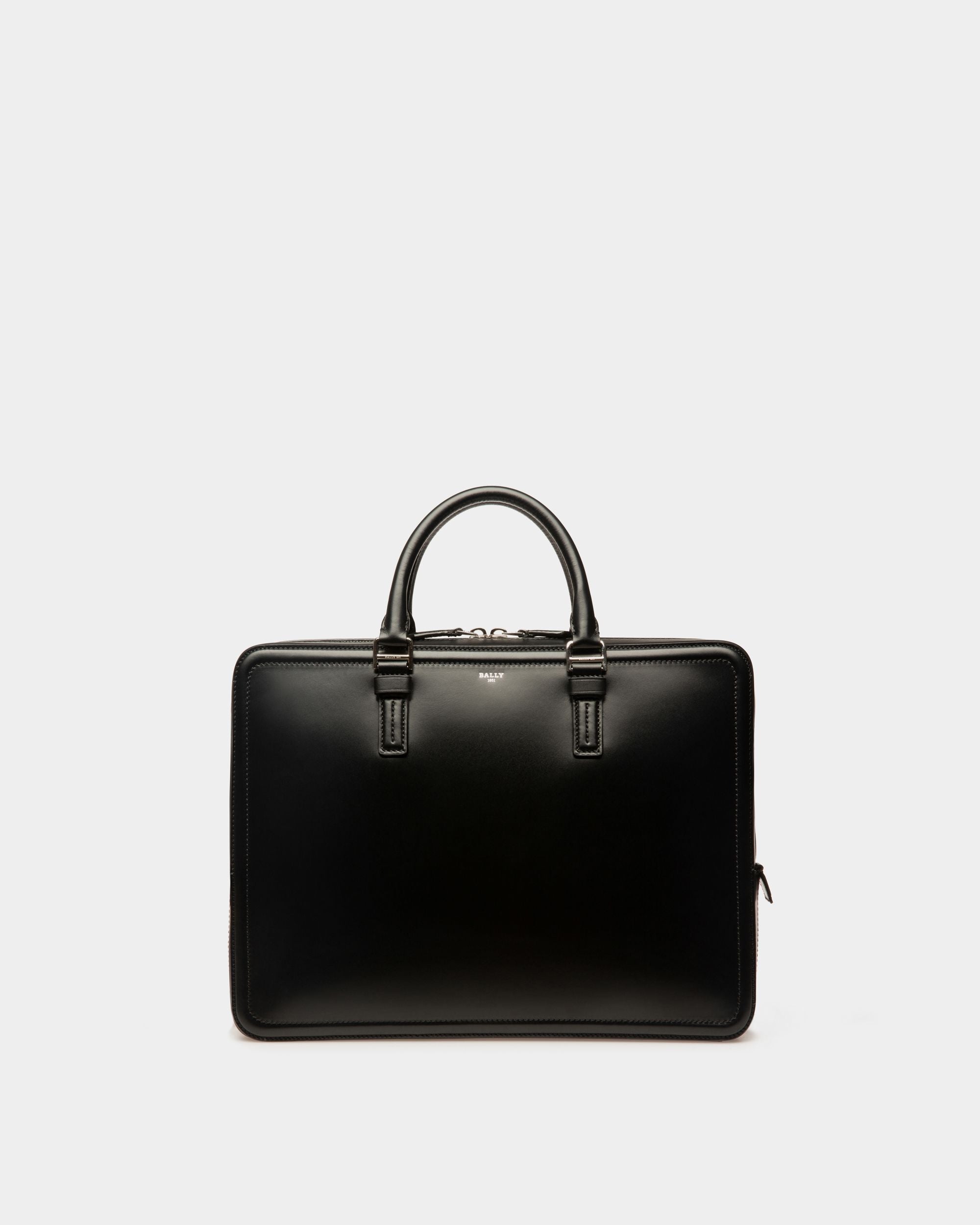 Sergy Valigetta In Pelle Nera - Uomo - Bally - 01
