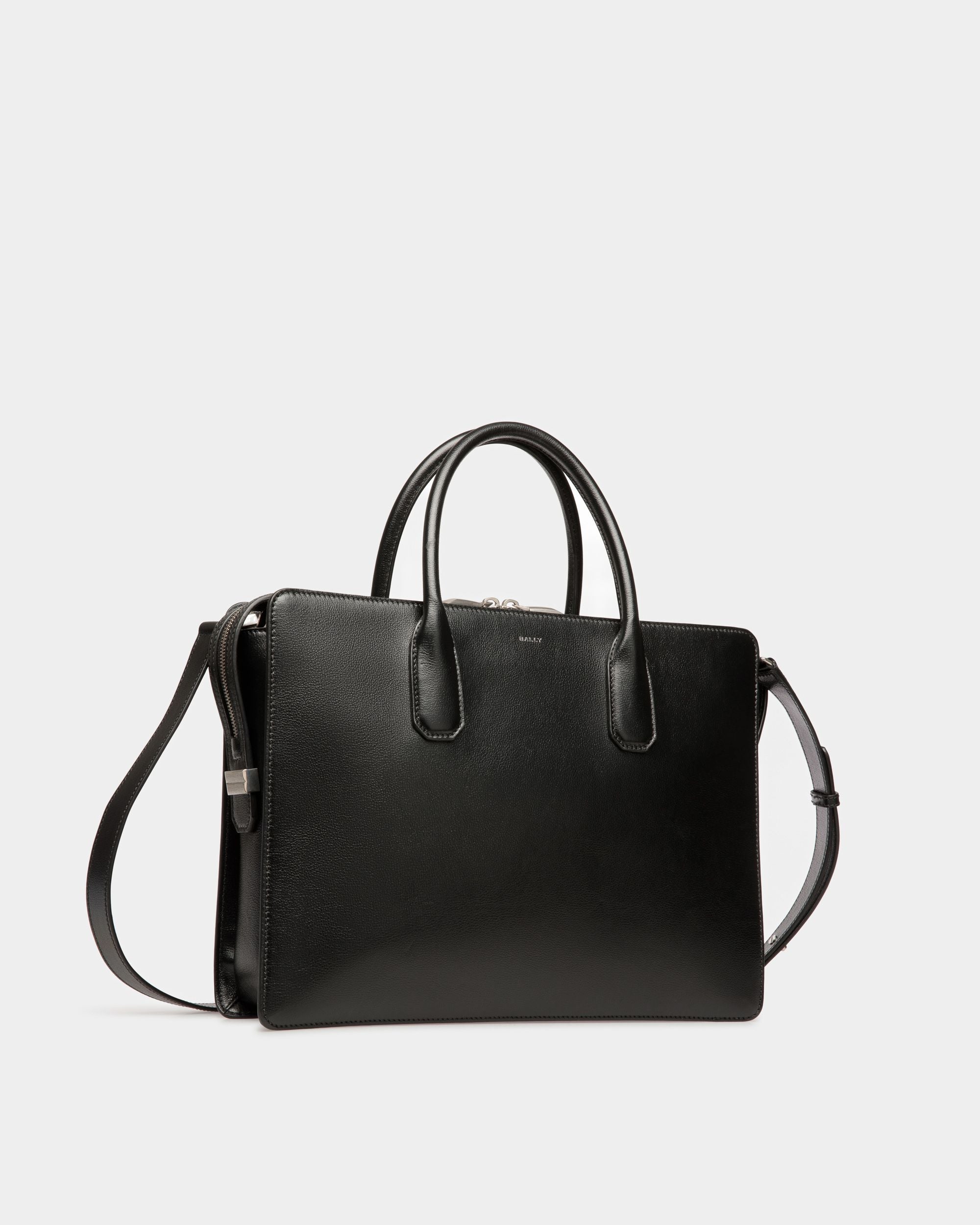 Borsa Business Banque In Pelle Nera - Uomo - Bally - 04
