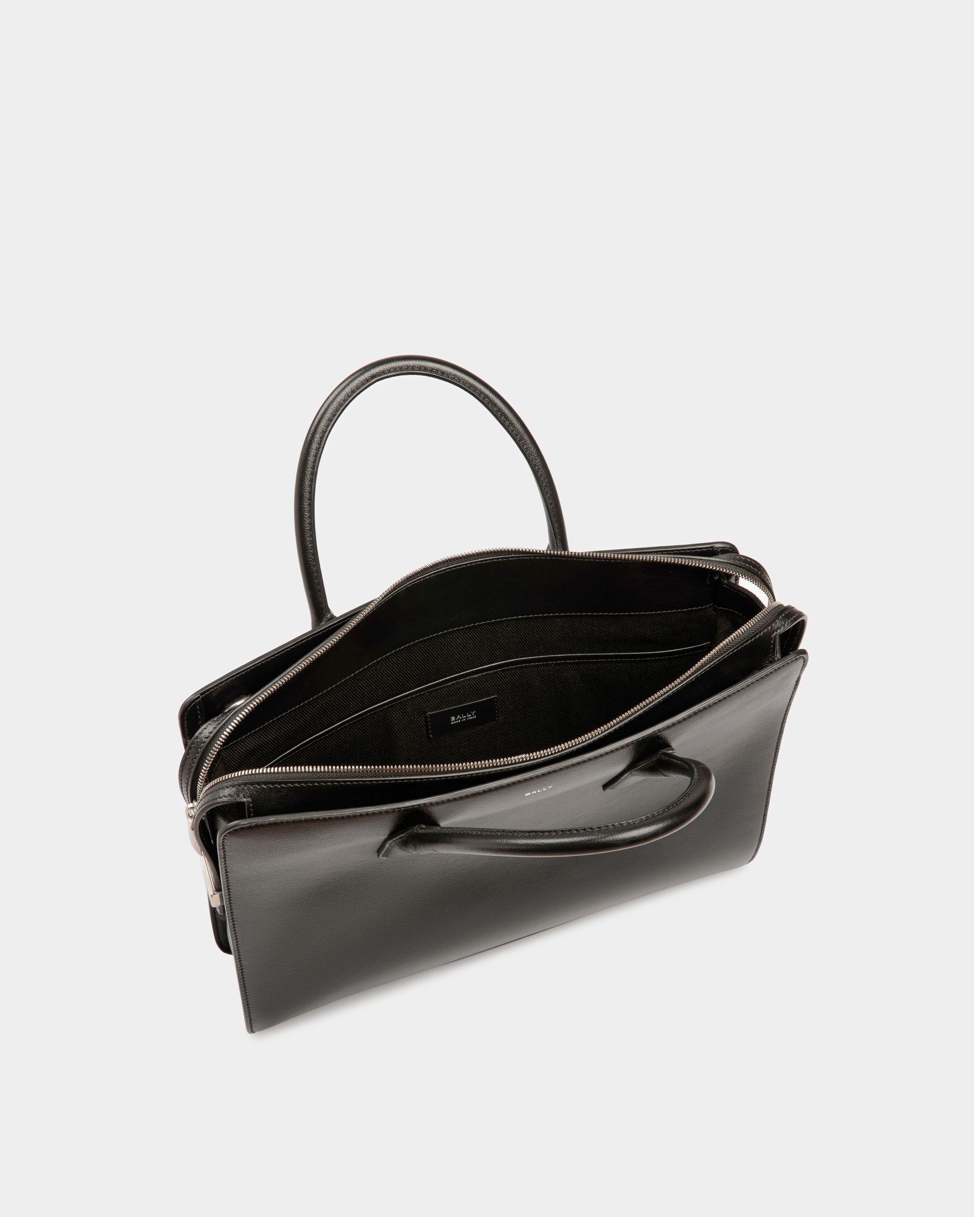Borsa Business Banque In Pelle Nera - Uomo - Bally - 05