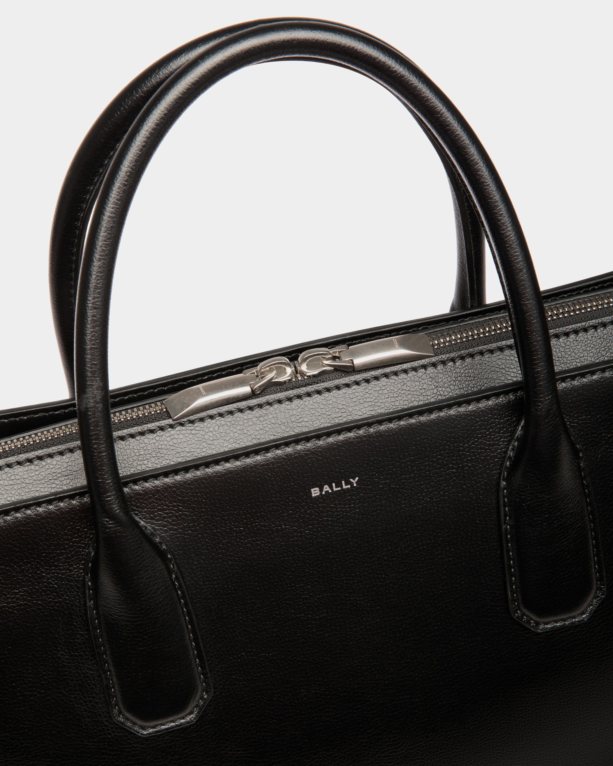 Borsa Business Banque In Pelle Nera - Uomo - Bally - 06