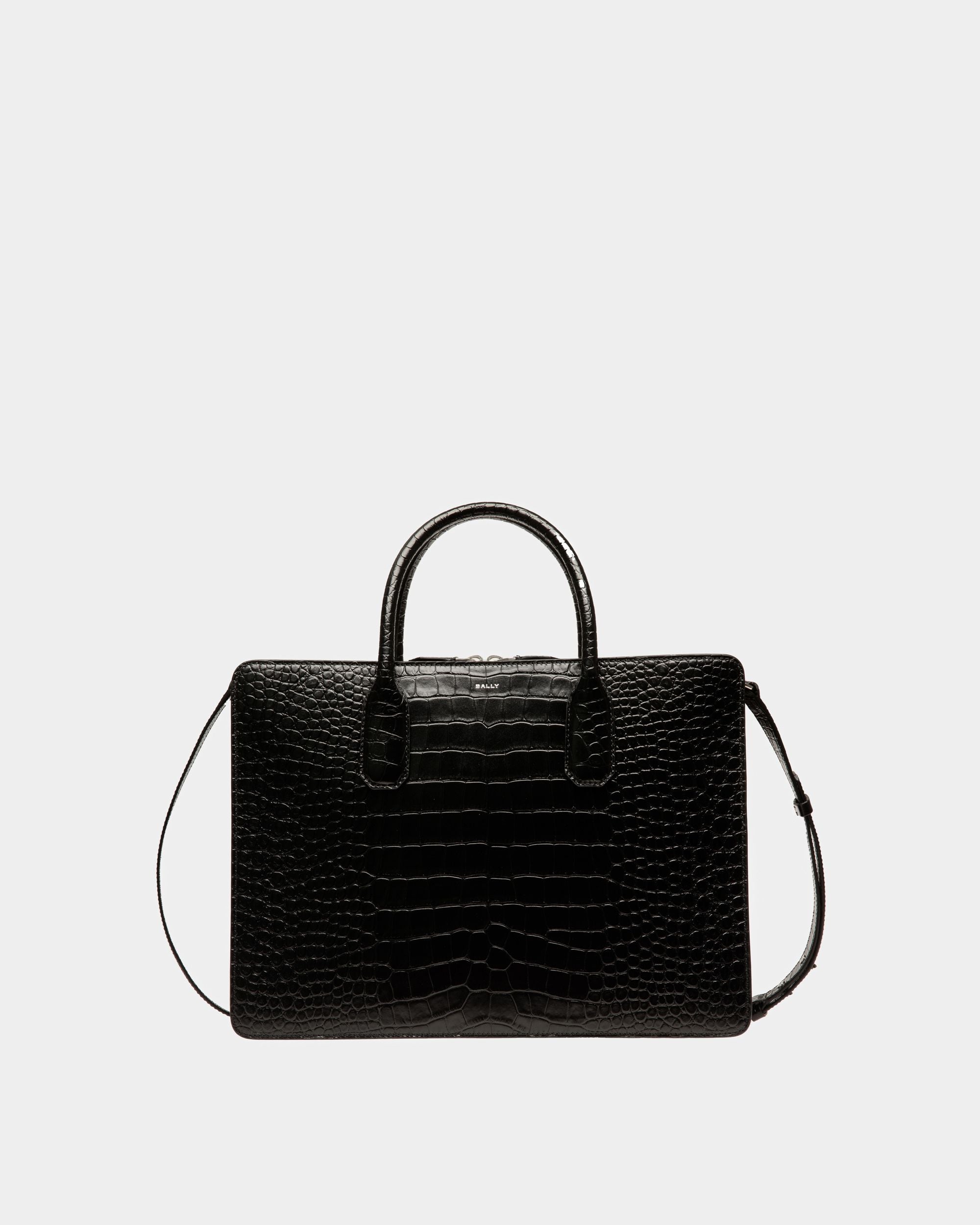 Borsa Business Banque In Pelle Nera - Uomo - Bally - 01