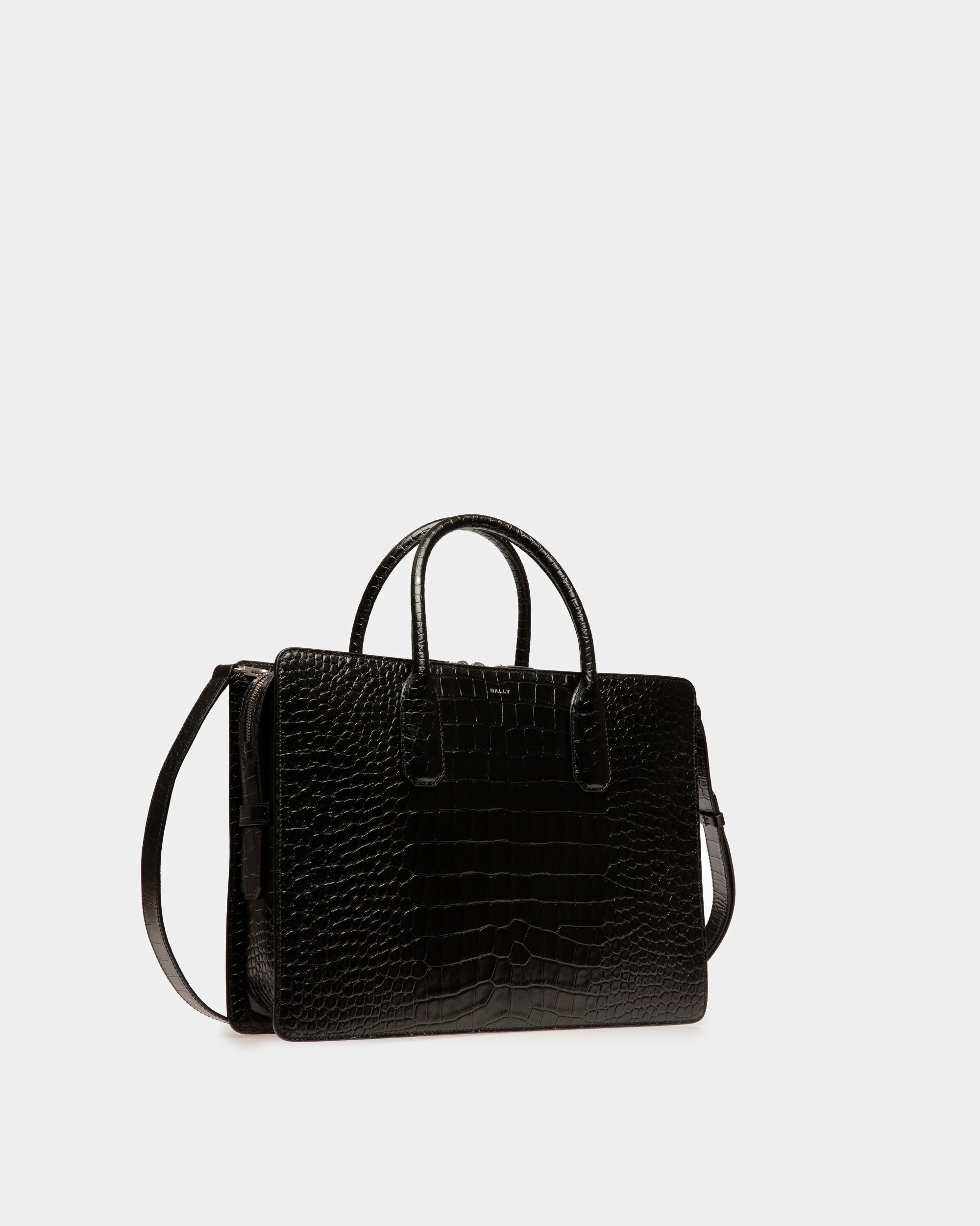 Borsa Business Banque In Pelle Nera - Uomo - Bally - 03