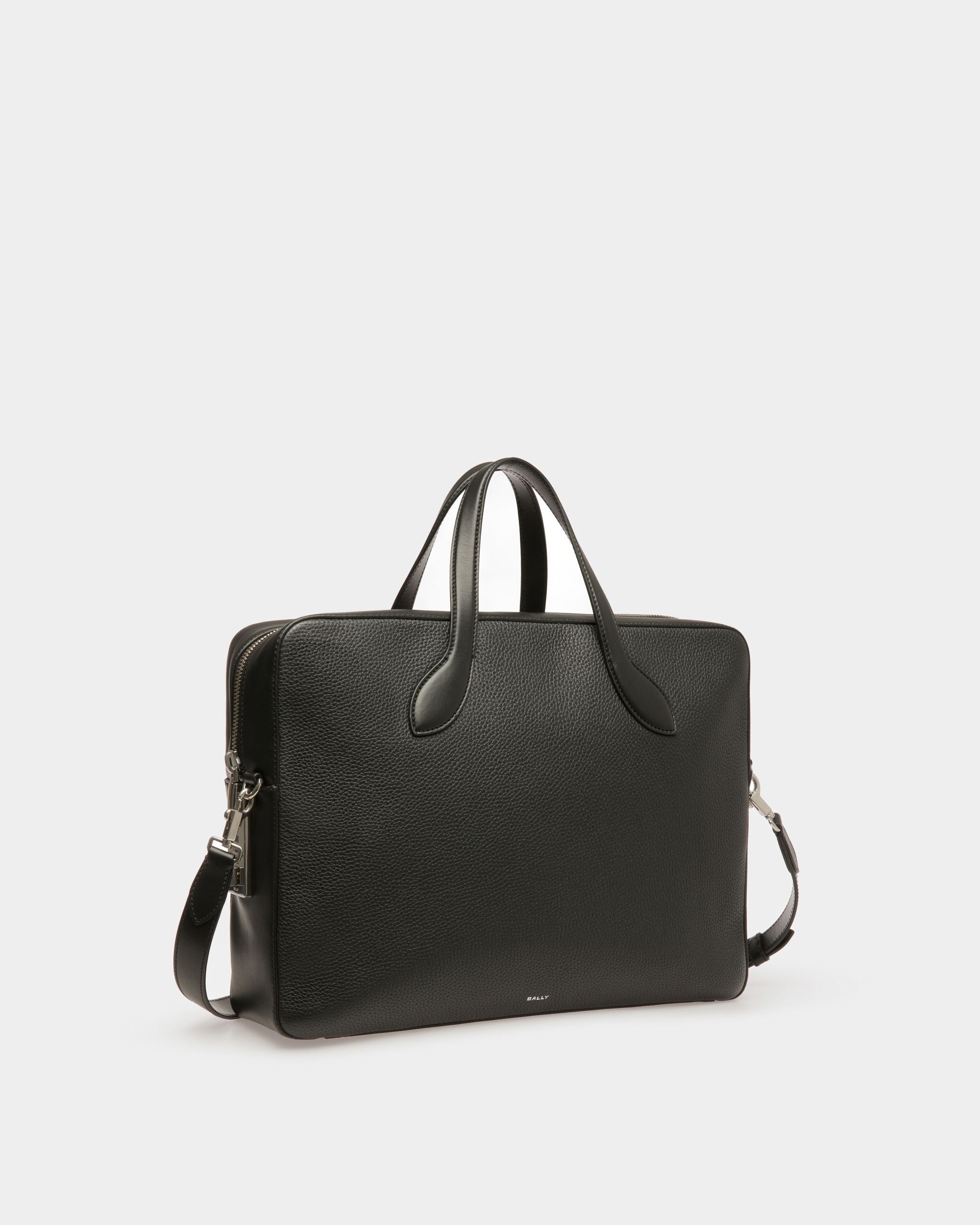 Cartella Lago In Pelle Nera - Uomo - Bally - 04