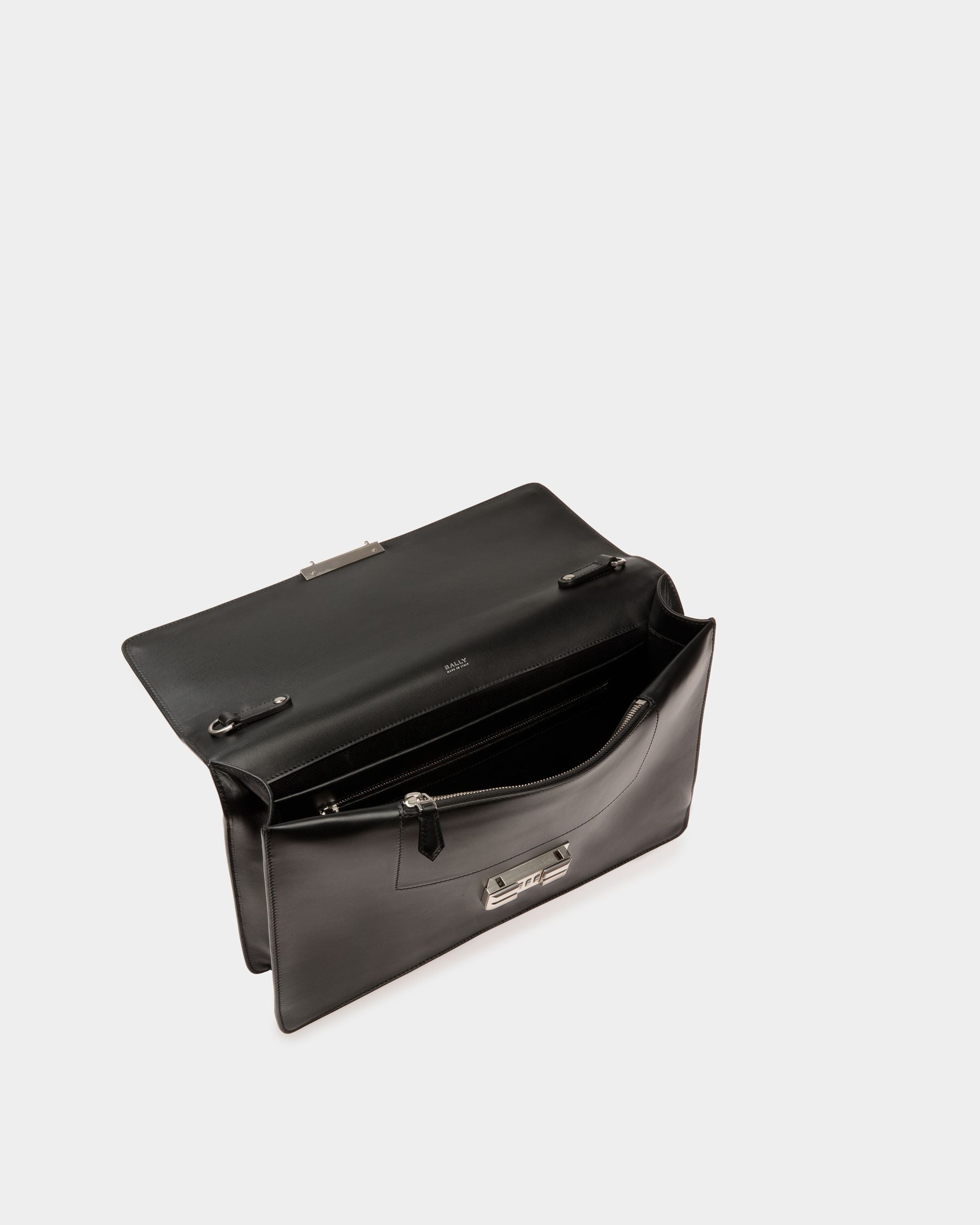 Cartella Busy Bally In Pelle Nera - Uomo - Bally - 04