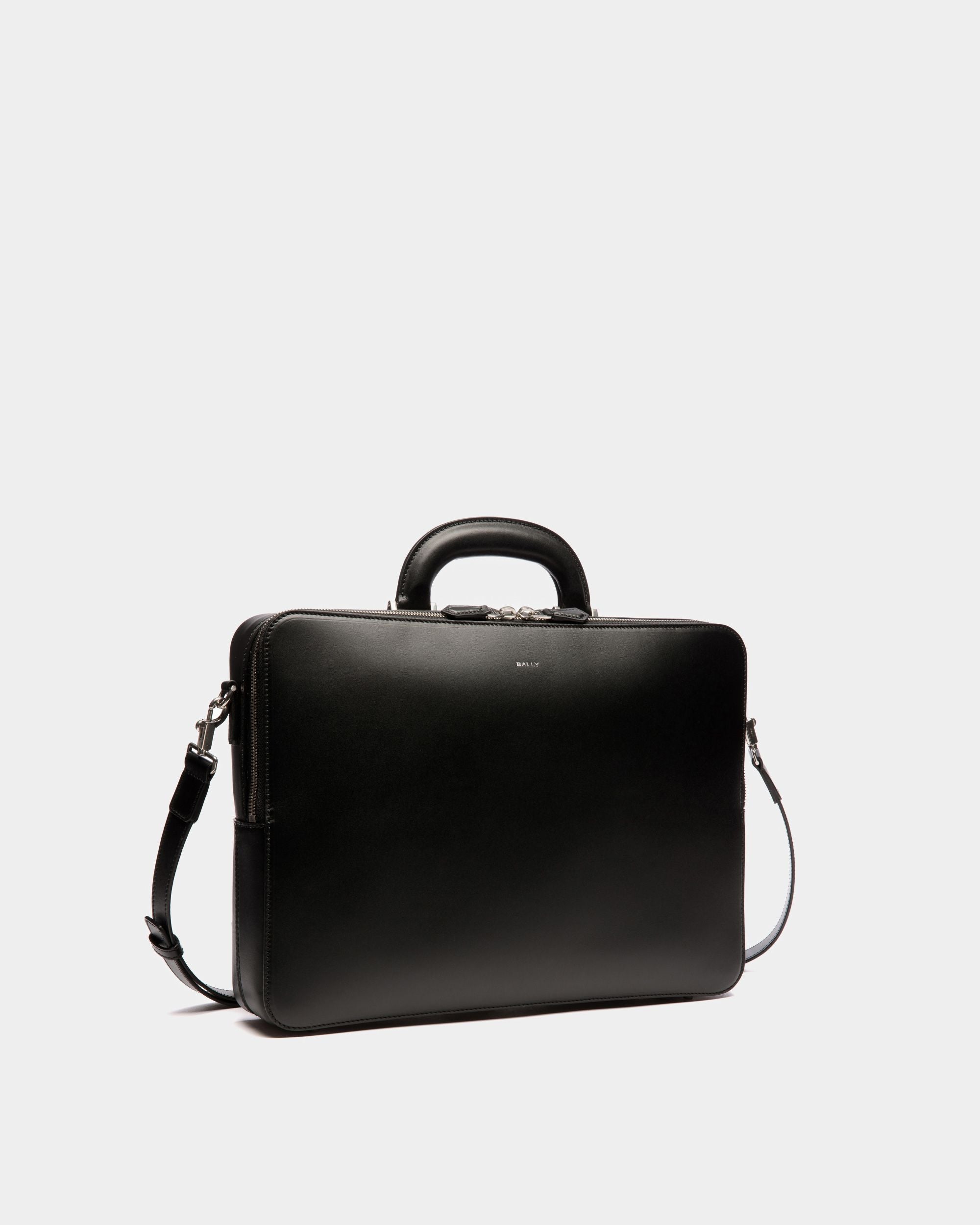 Cartella Busy Bally In Pelle Nera - Uomo - Bally - 03
