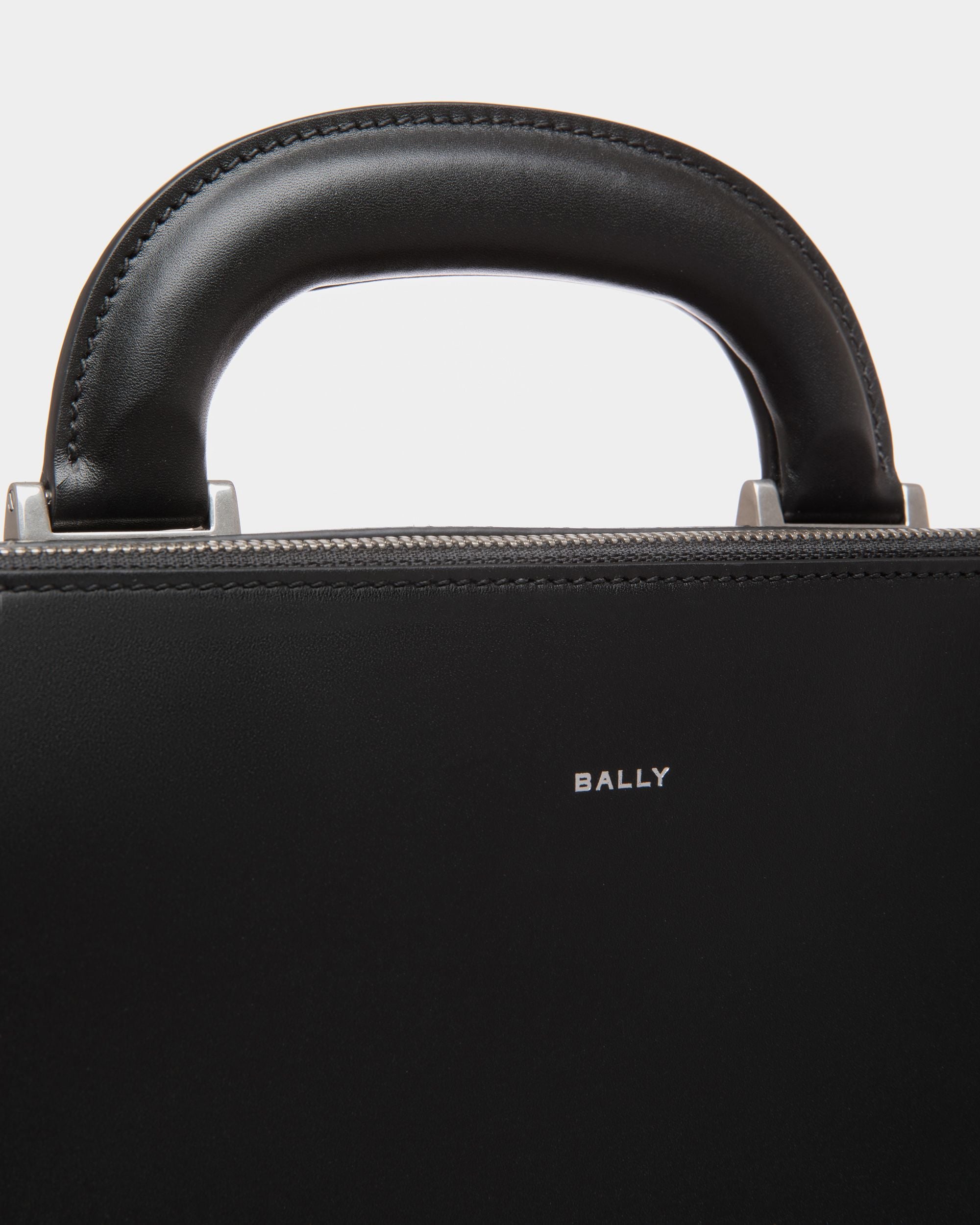 Cartella Busy Bally In Pelle Nera - Uomo - Bally - 05
