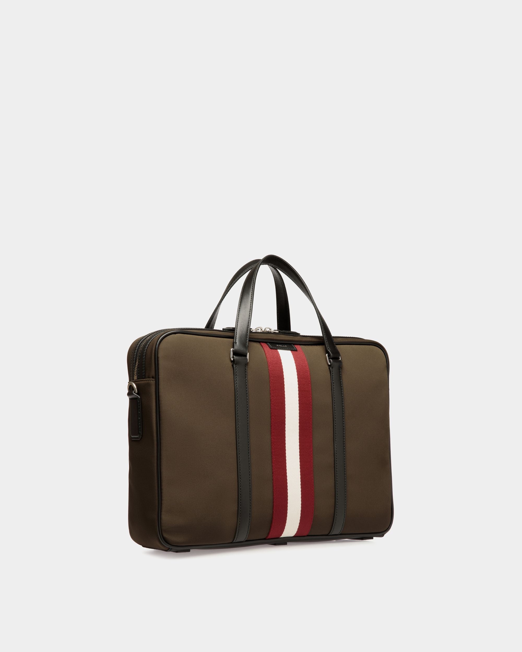 Cartella Code In Nylon Military Green - Uomo - Bally - 03