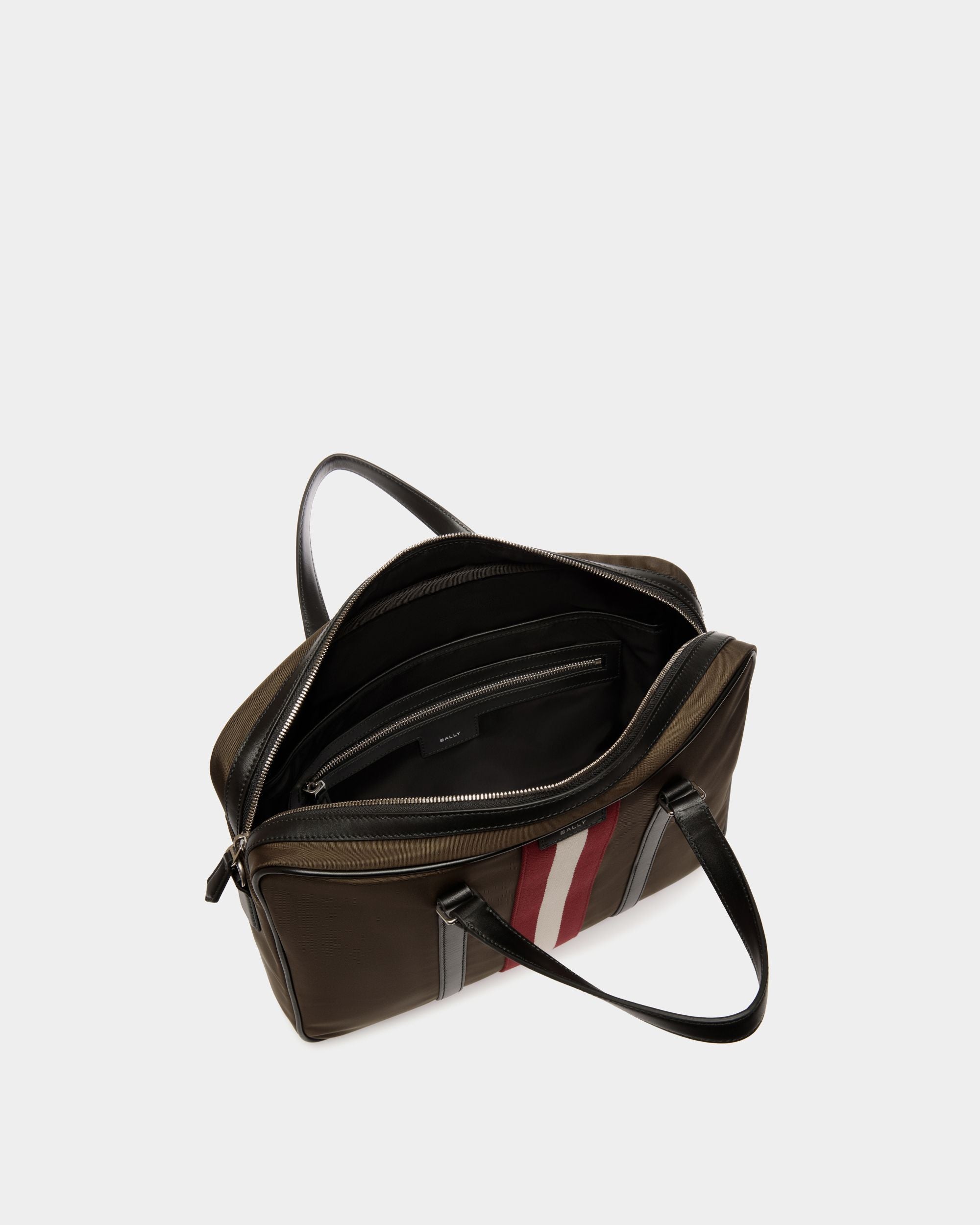 Cartella Code In Nylon Military Green - Uomo - Bally - 04