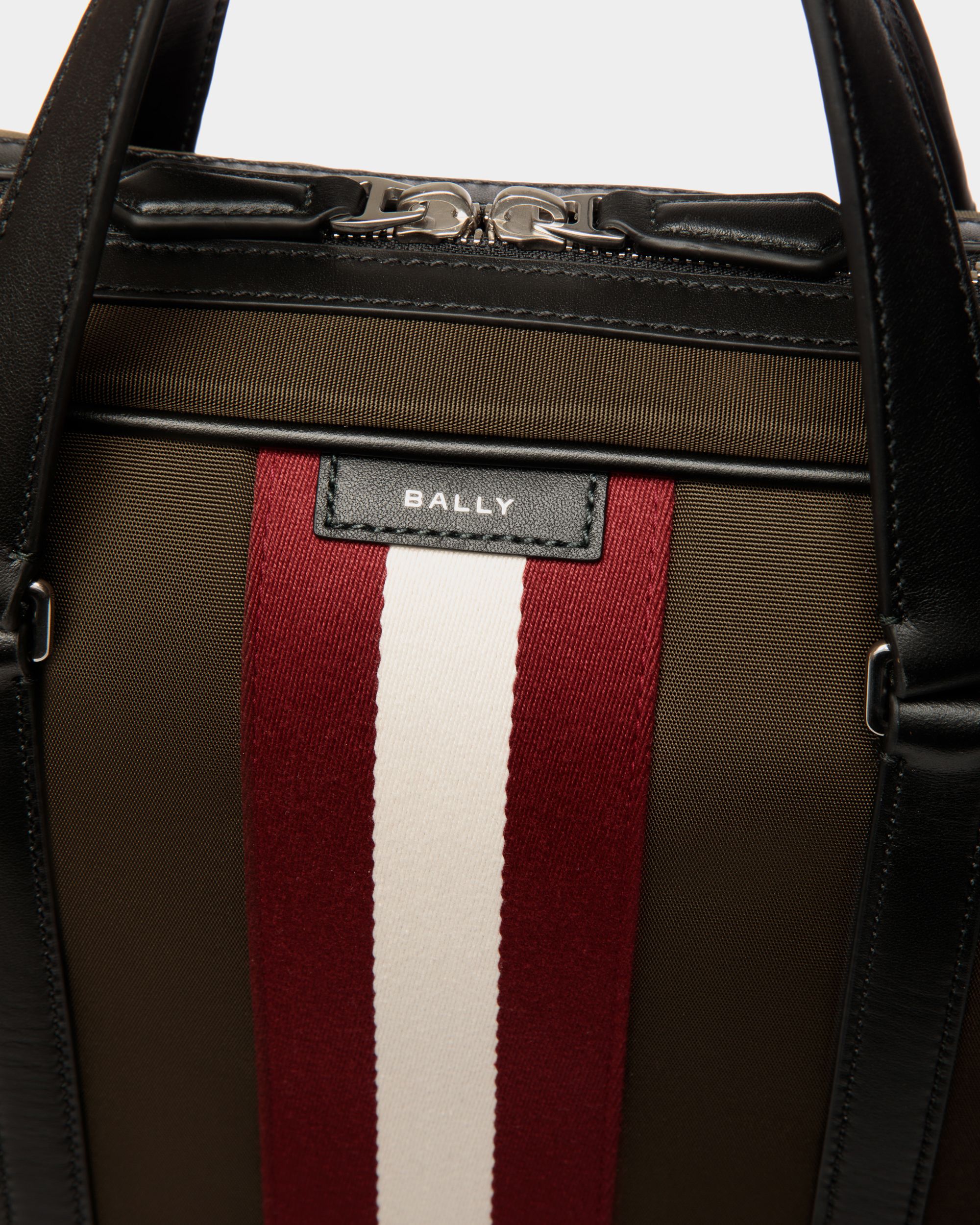 Cartella Code In Nylon Military Green - Uomo - Bally - 05