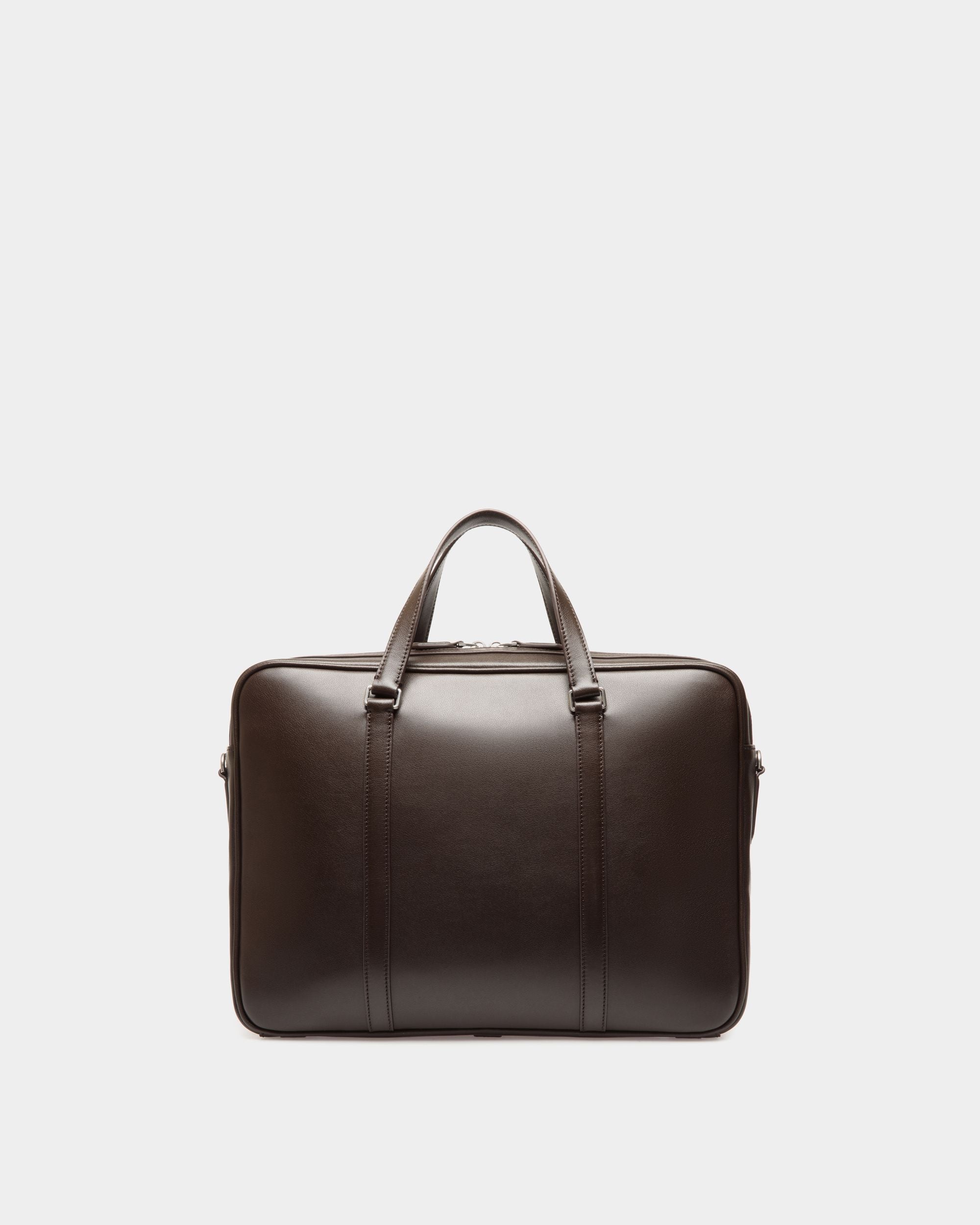 Cartella Code In Pelle Color Ebano - Uomo - Bally - 03