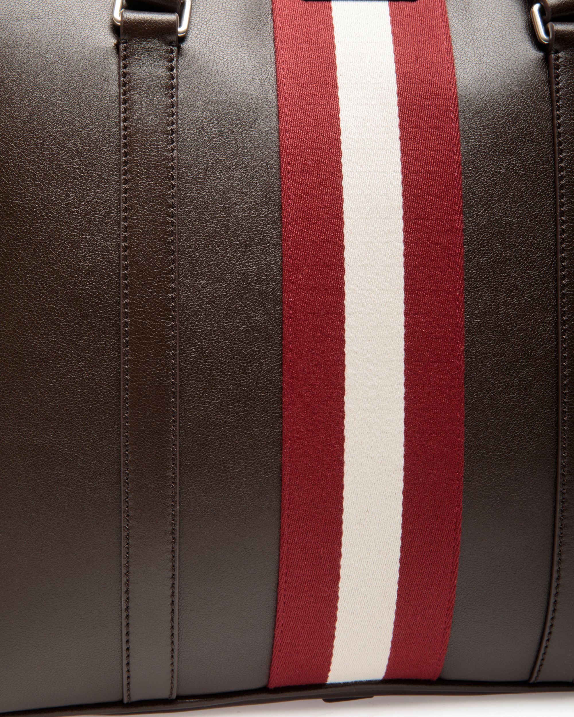 Cartella Code In Pelle Color Ebano - Uomo - Bally - 05