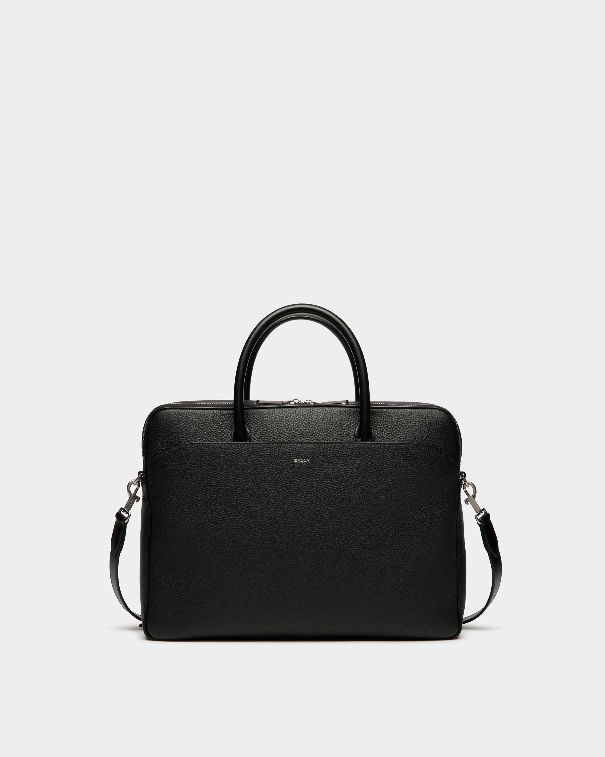 Cartella Oeden In Pelle Nera - Uomo - Bally - 01