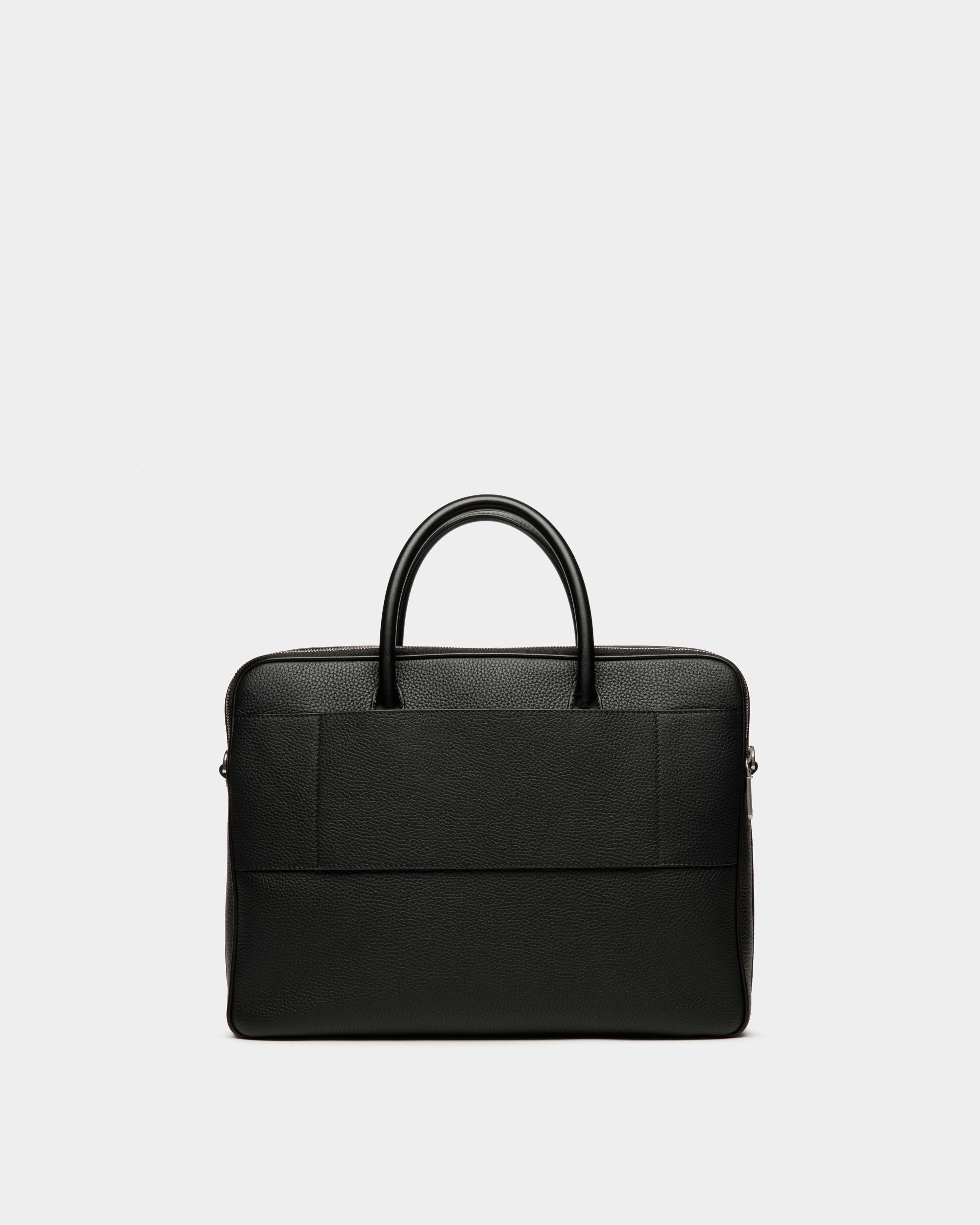 Cartella Oeden In Pelle Nera - Uomo - Bally - 02