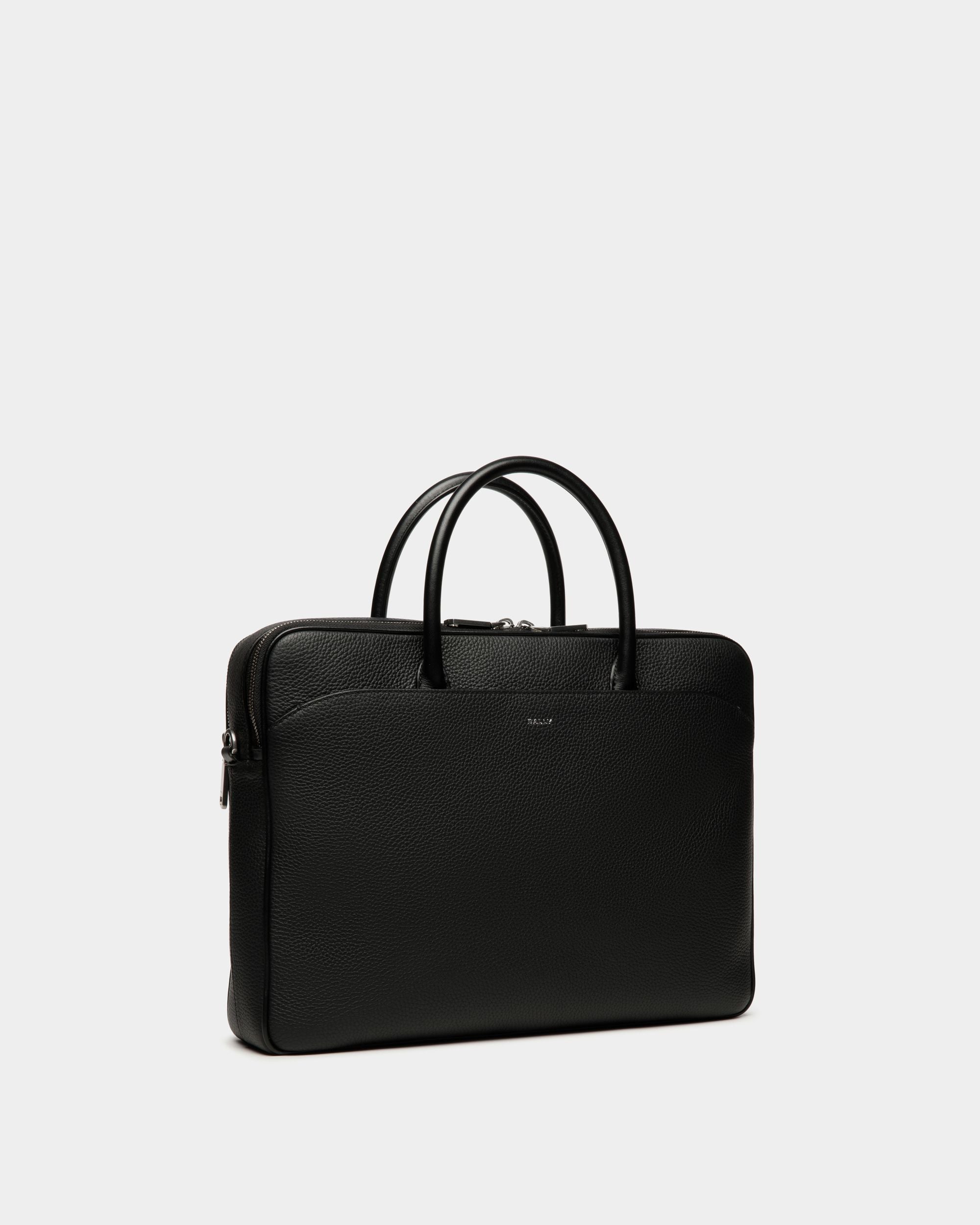 Cartella Oeden In Pelle Nera - Uomo - Bally - 03