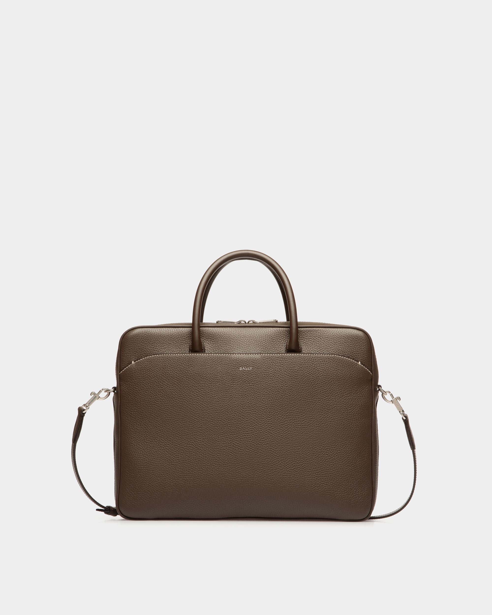 Cartella Oeden In Pelle Color Ebano - Uomo - Bally - 01