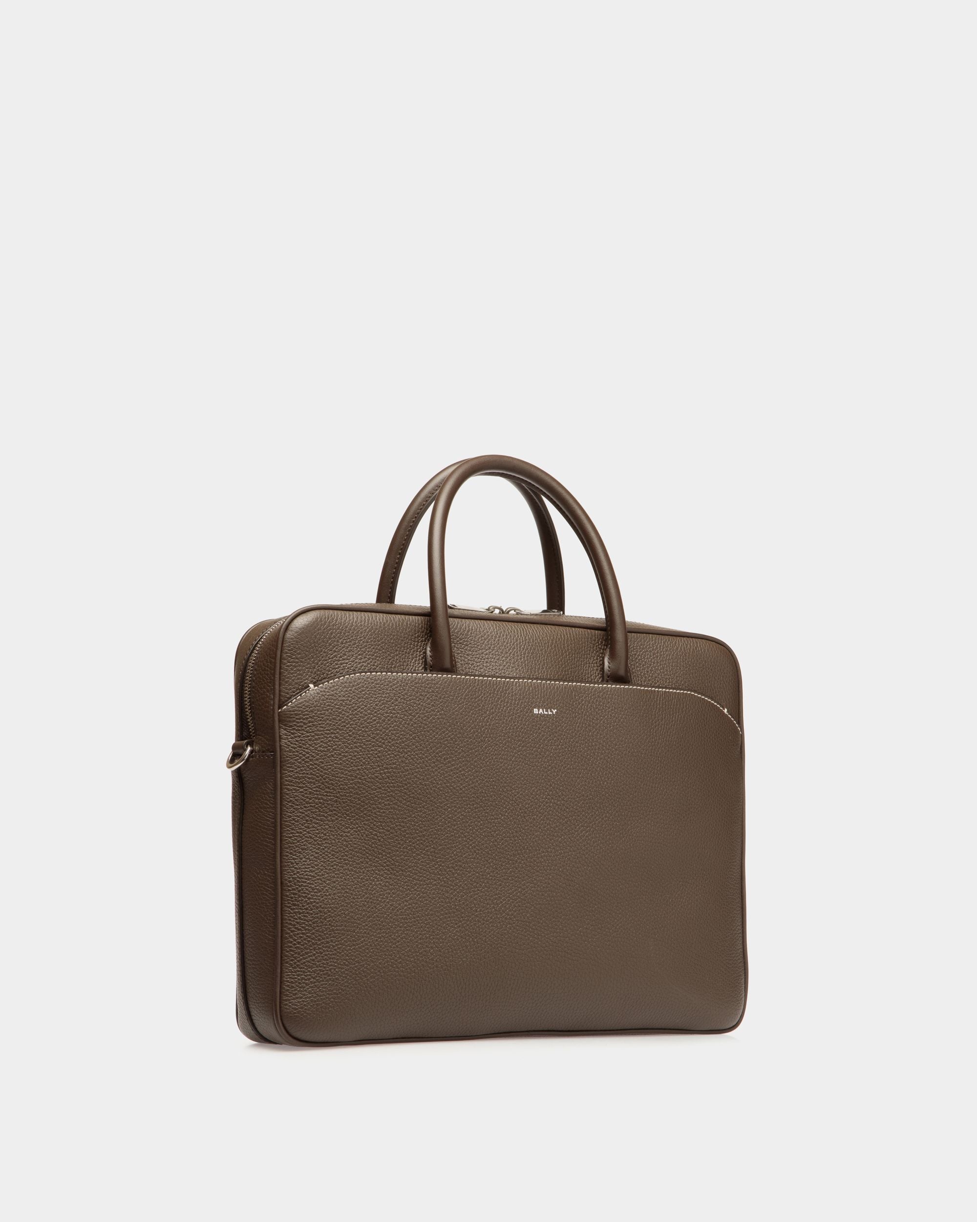 Cartella Oeden In Pelle Color Ebano - Uomo - Bally - 04