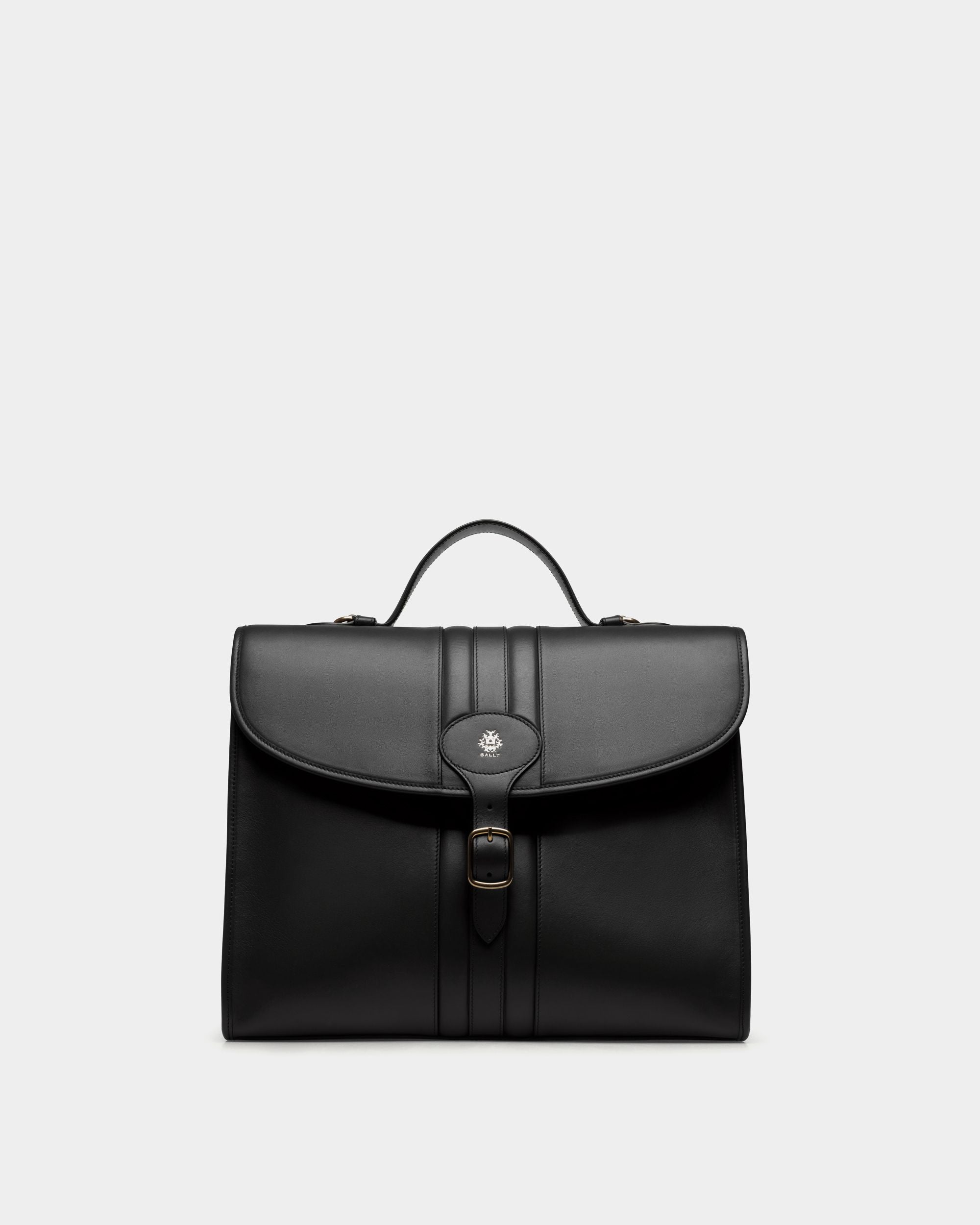 Cartella Beckett In Pelle Nera - Uomo - Bally - 01
