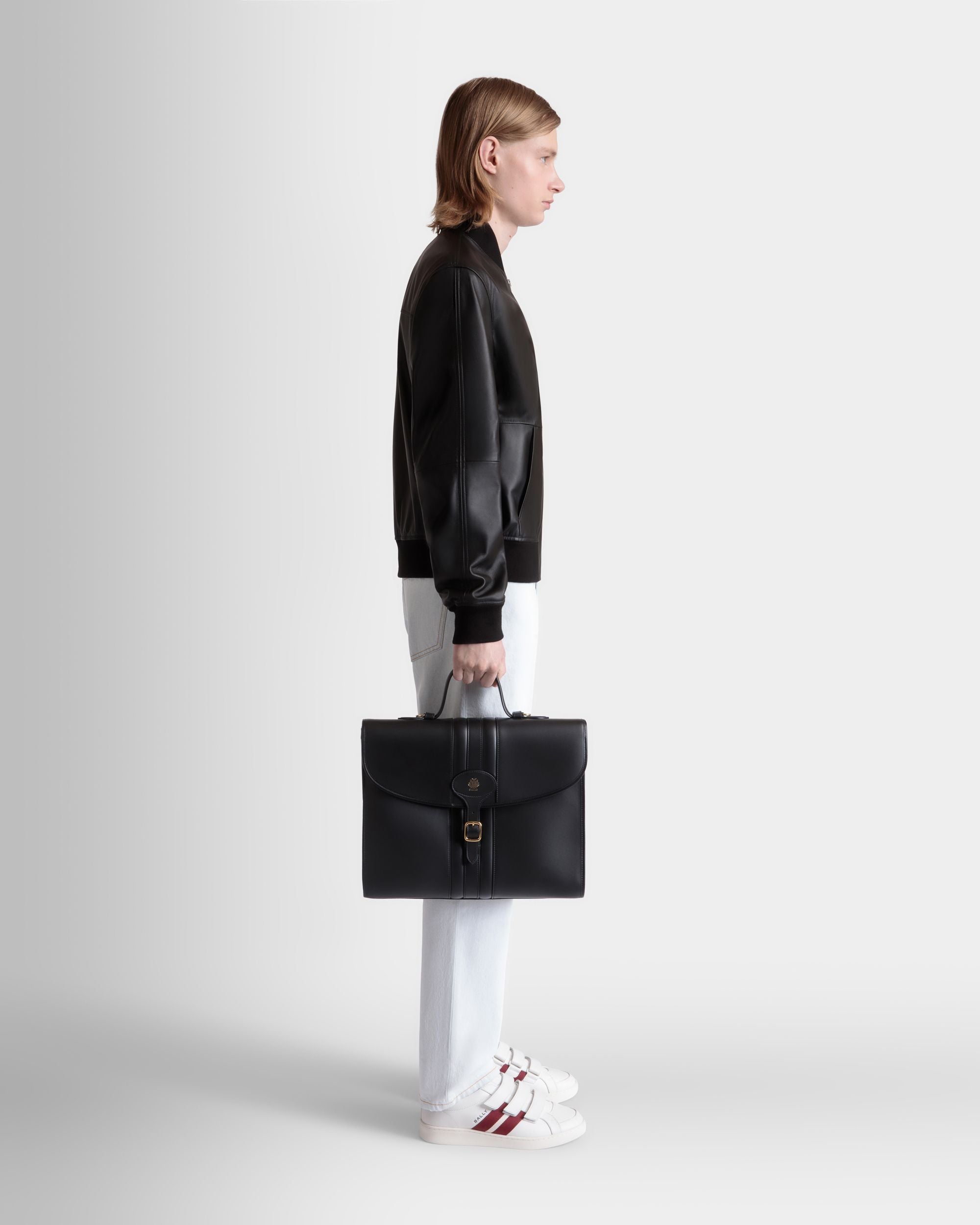 Cartella Beckett In Pelle Nera - Uomo - Bally - 02