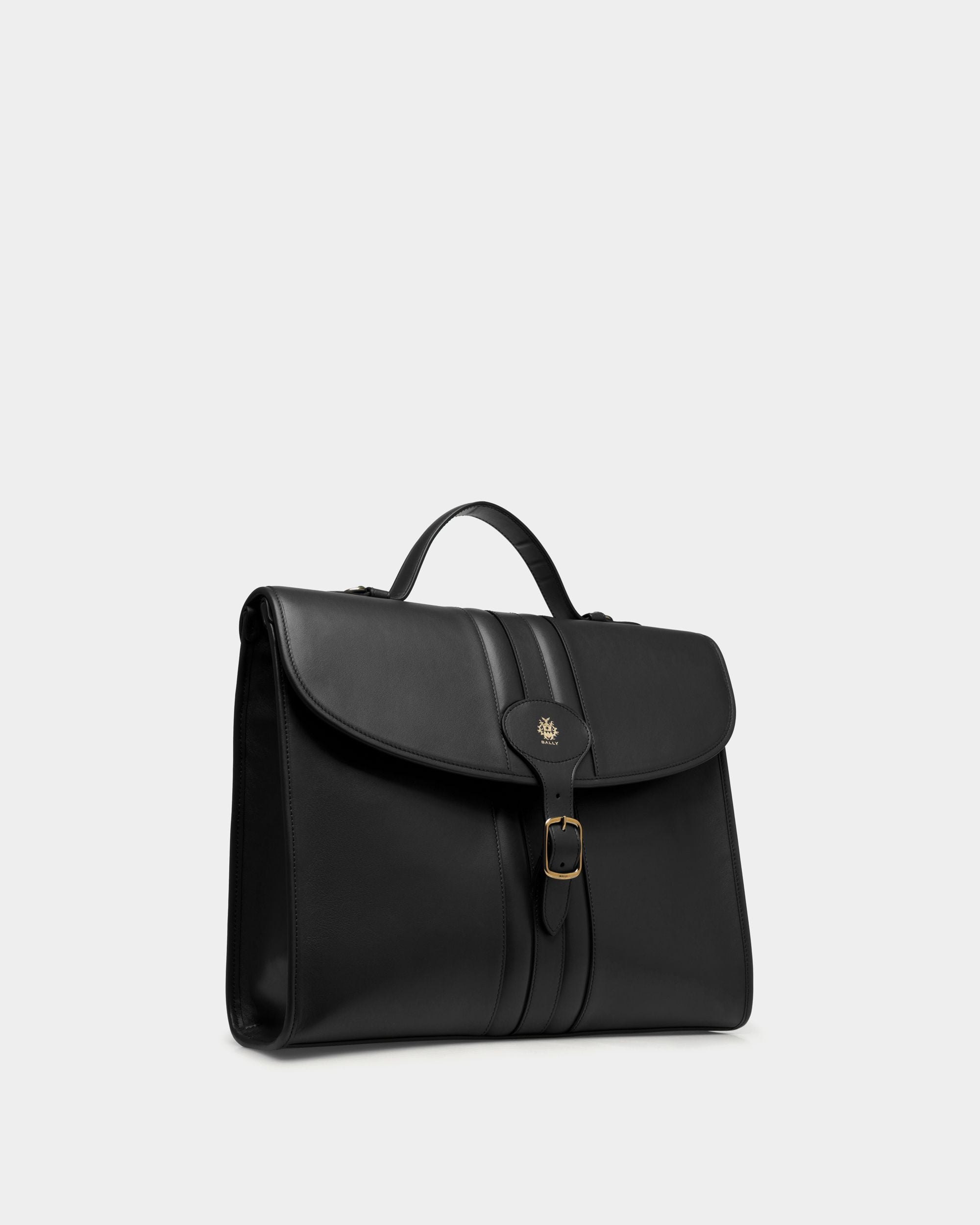 Cartella Beckett In Pelle Nera - Uomo - Bally - 04