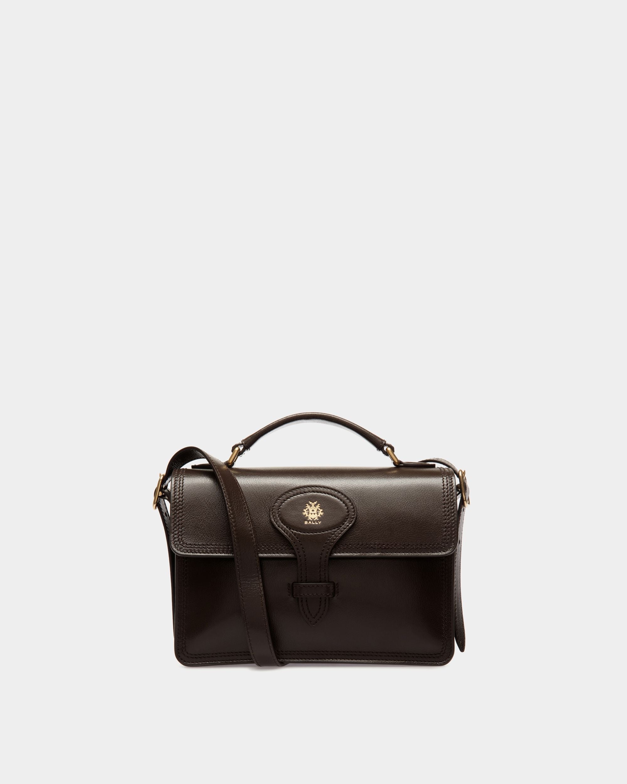 Borsa A Tracolla Beckett In Pelle Color Ebano - Uomo - Bally - 01