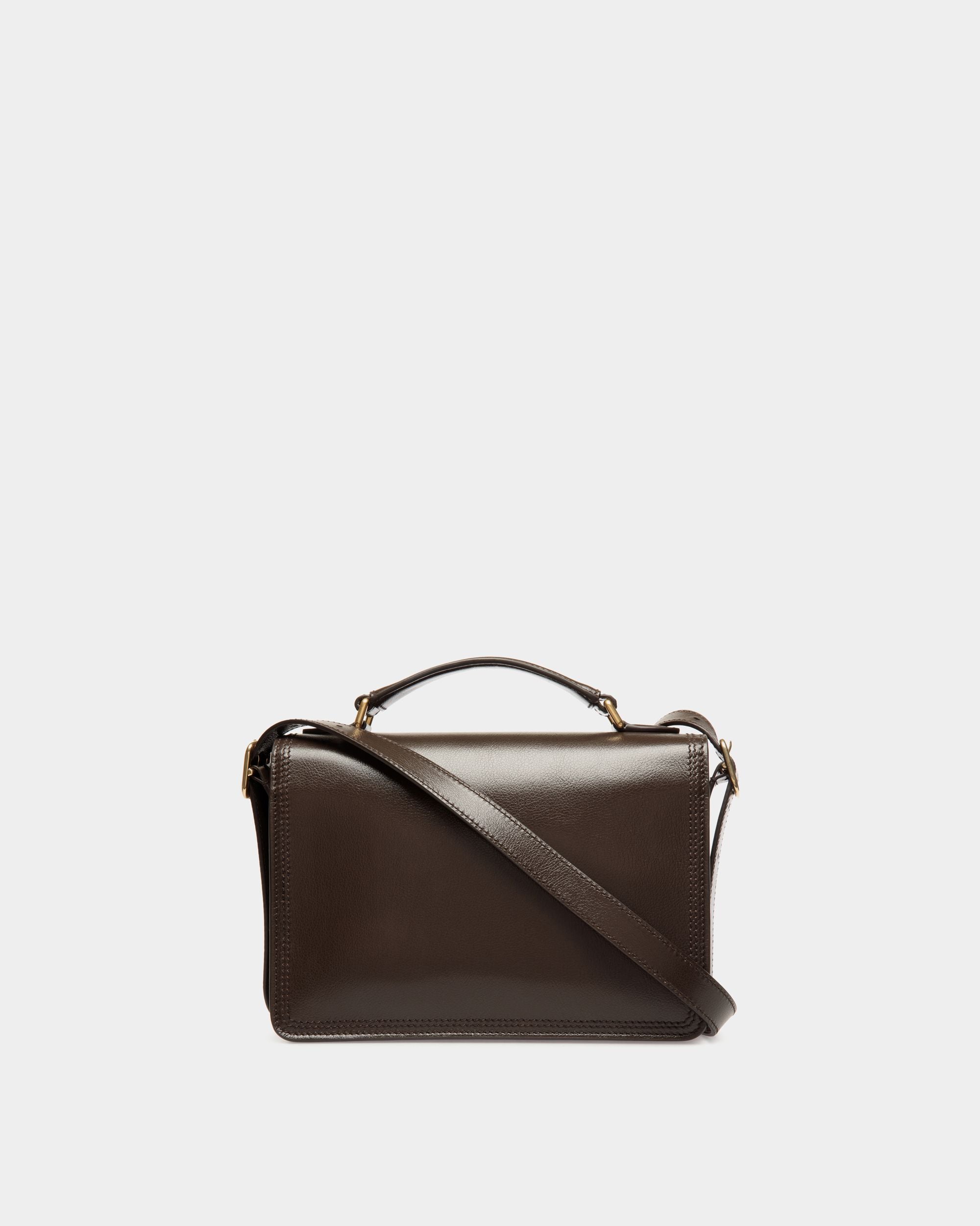 Borsa A Tracolla Beckett In Pelle Color Ebano - Uomo - Bally - 02