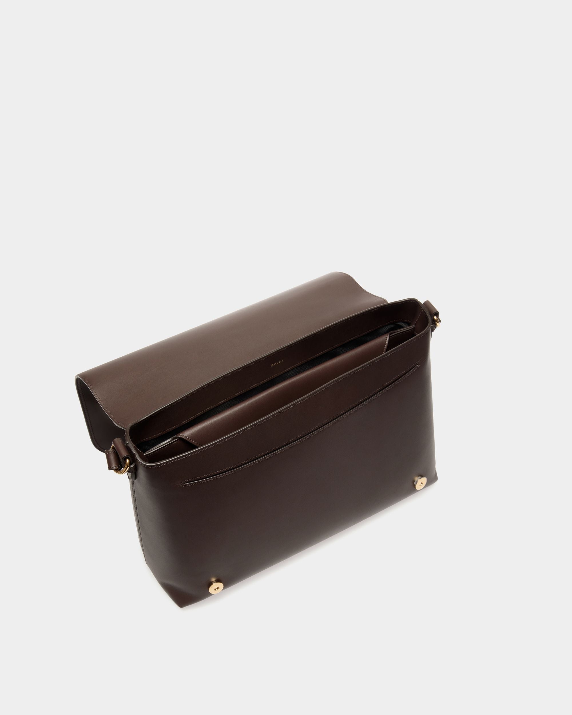 Borsa A Tracolla Ray In Pelle Color Ebano - Uomo - Bally - 04