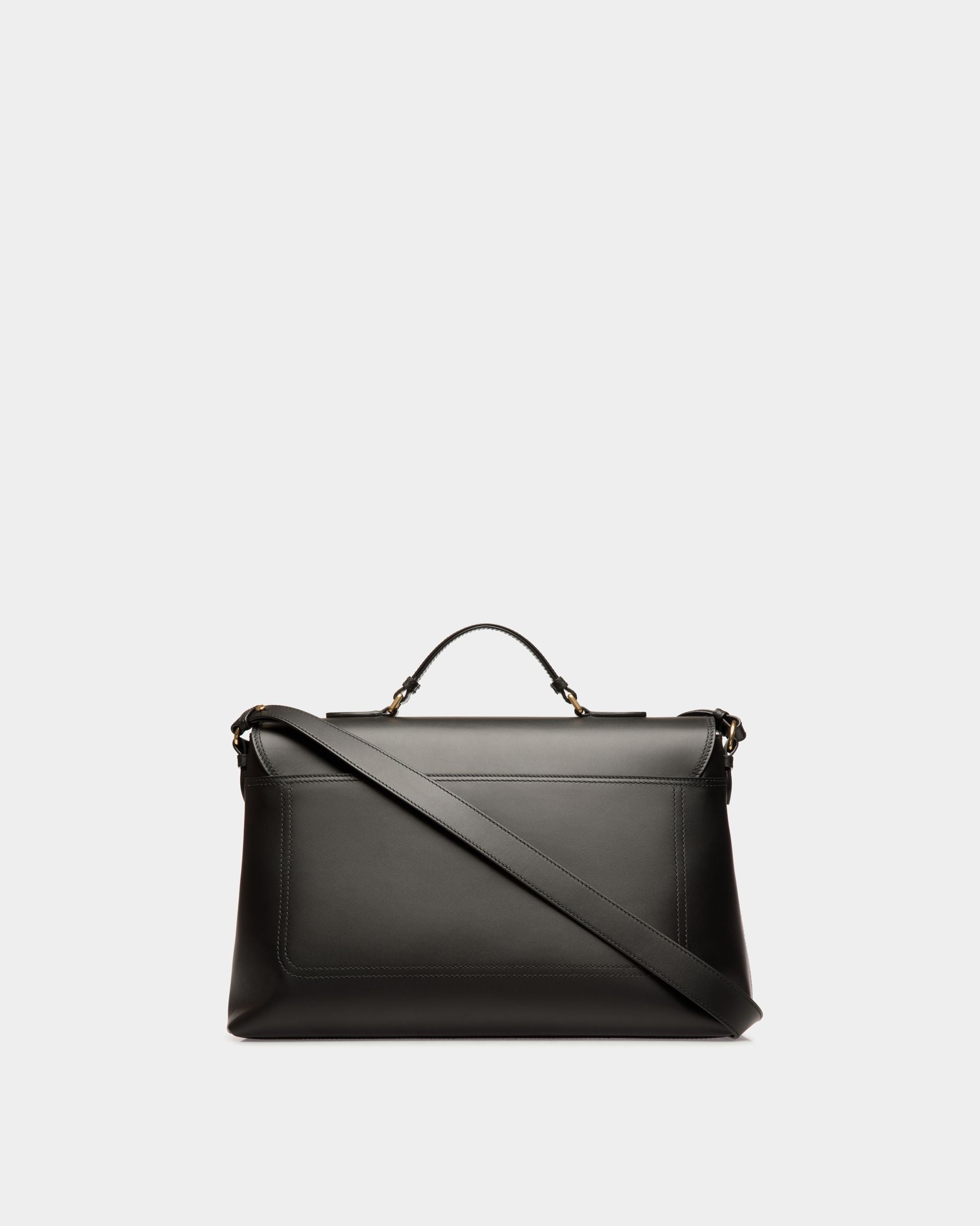 Borsa A Tracolla Ray In Pelle Nera - Uomo - Bally - 02