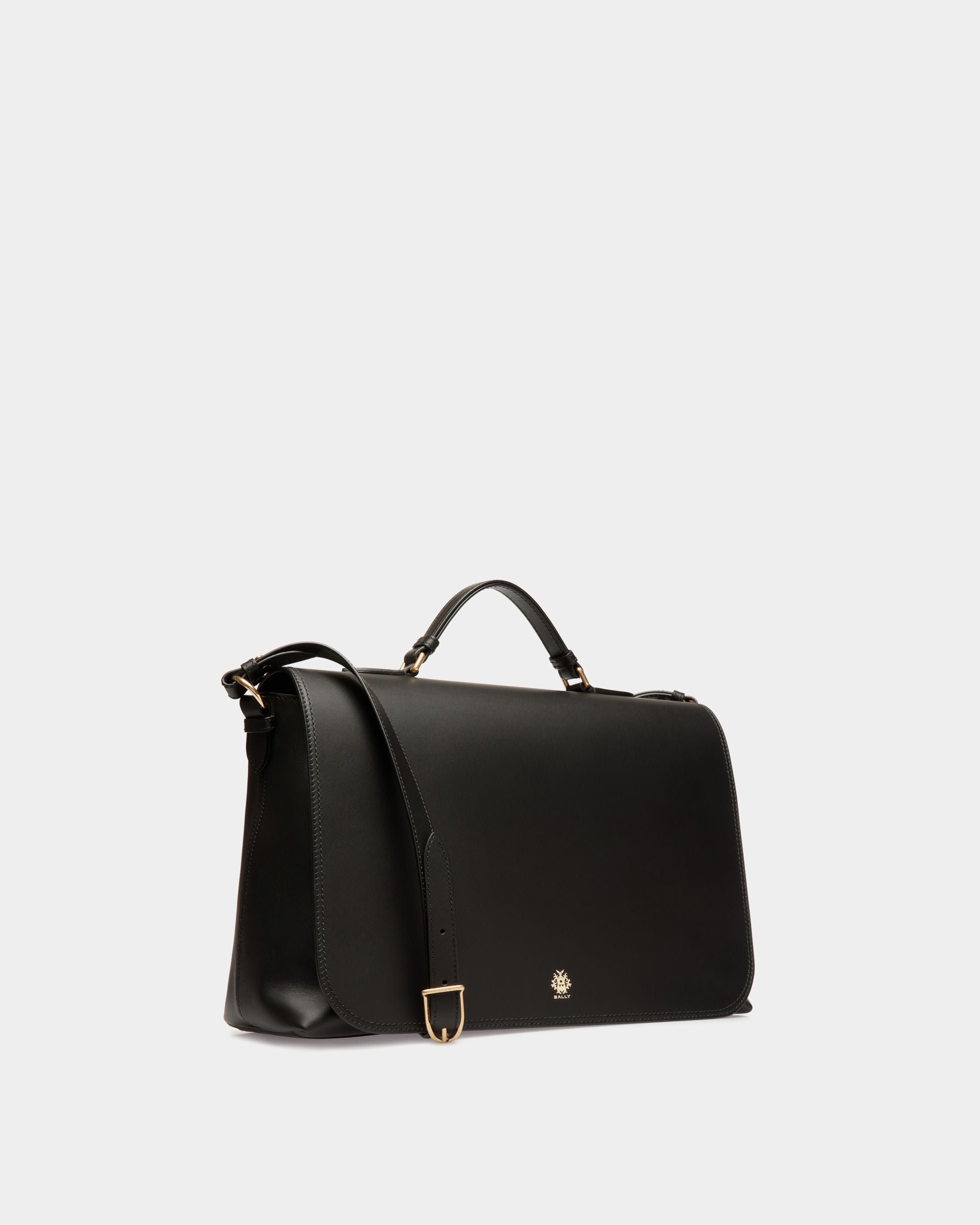 Borsa A Tracolla Ray In Pelle Nera - Uomo - Bally - 03
