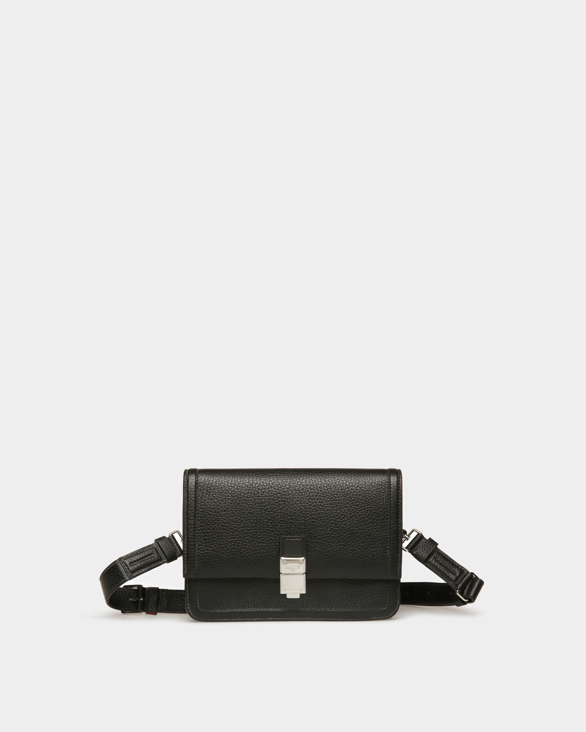 Sacres Borsa A Tracolla In Pelle Nera - Uomo - Bally - 01