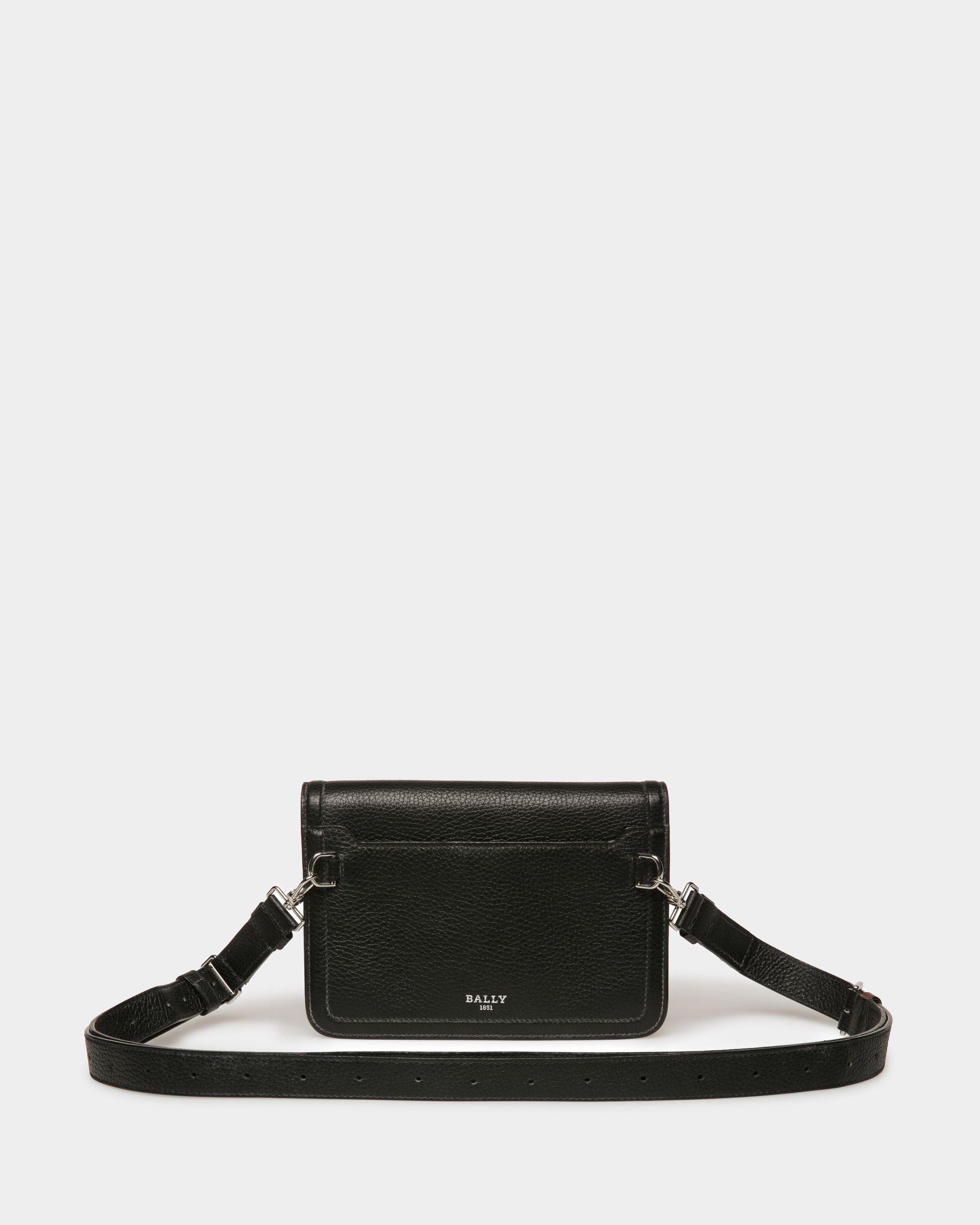 Sacres Borsa A Tracolla In Pelle Nera - Uomo - Bally - 02