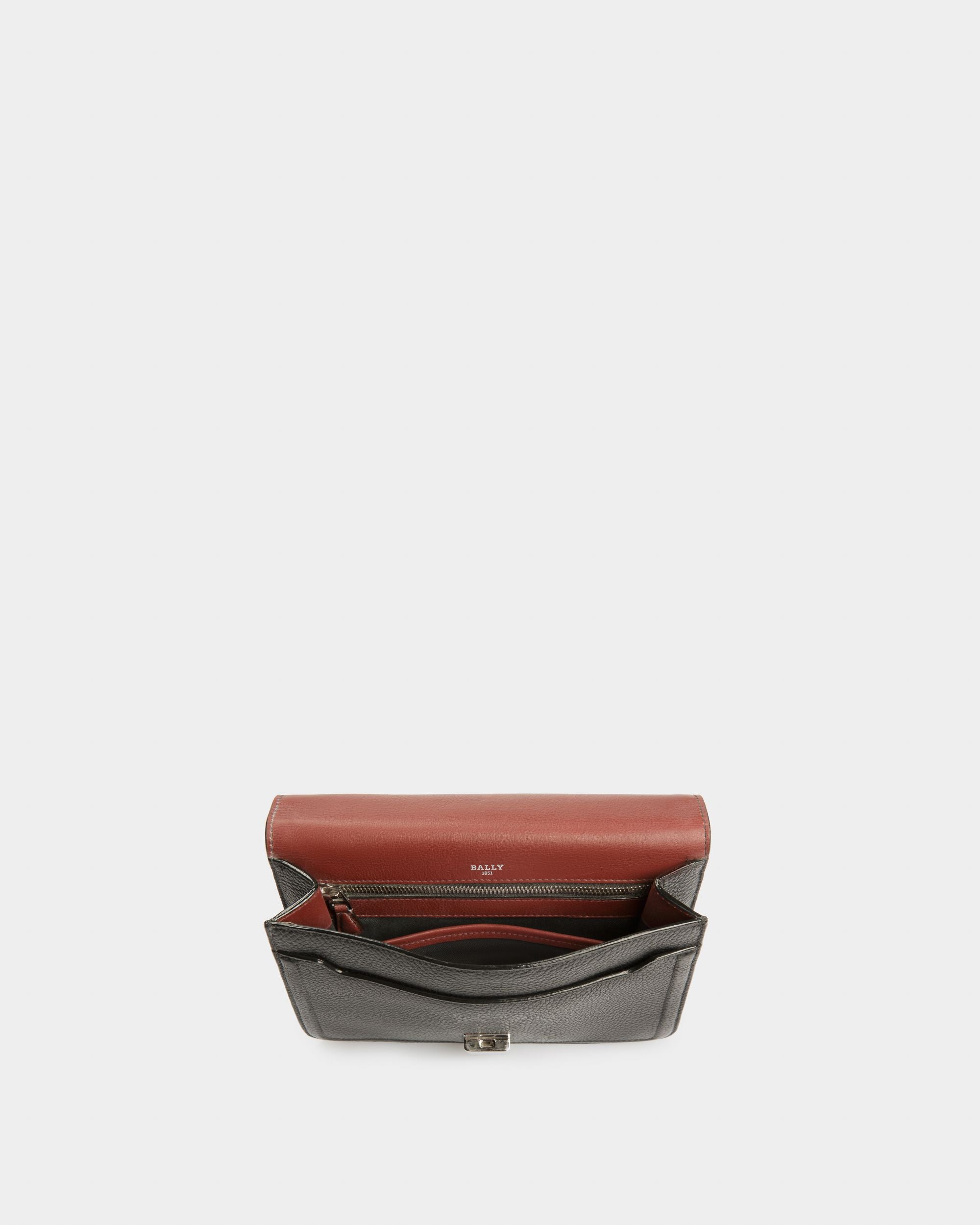 Sacres Borsa A Tracolla In Pelle Nera - Uomo - Bally - 04