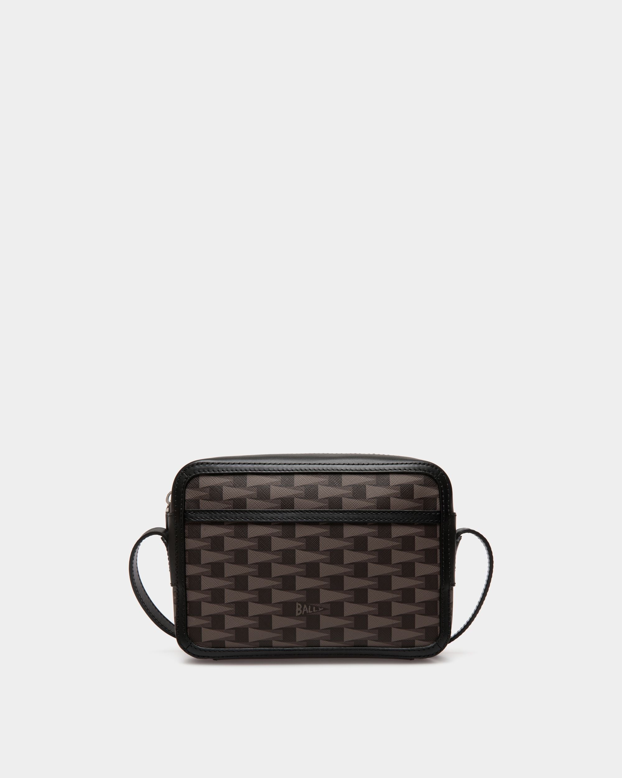 Borsa A Tracolla Pennant Con Motivo Pennant Nero - Uomo - Bally - 01