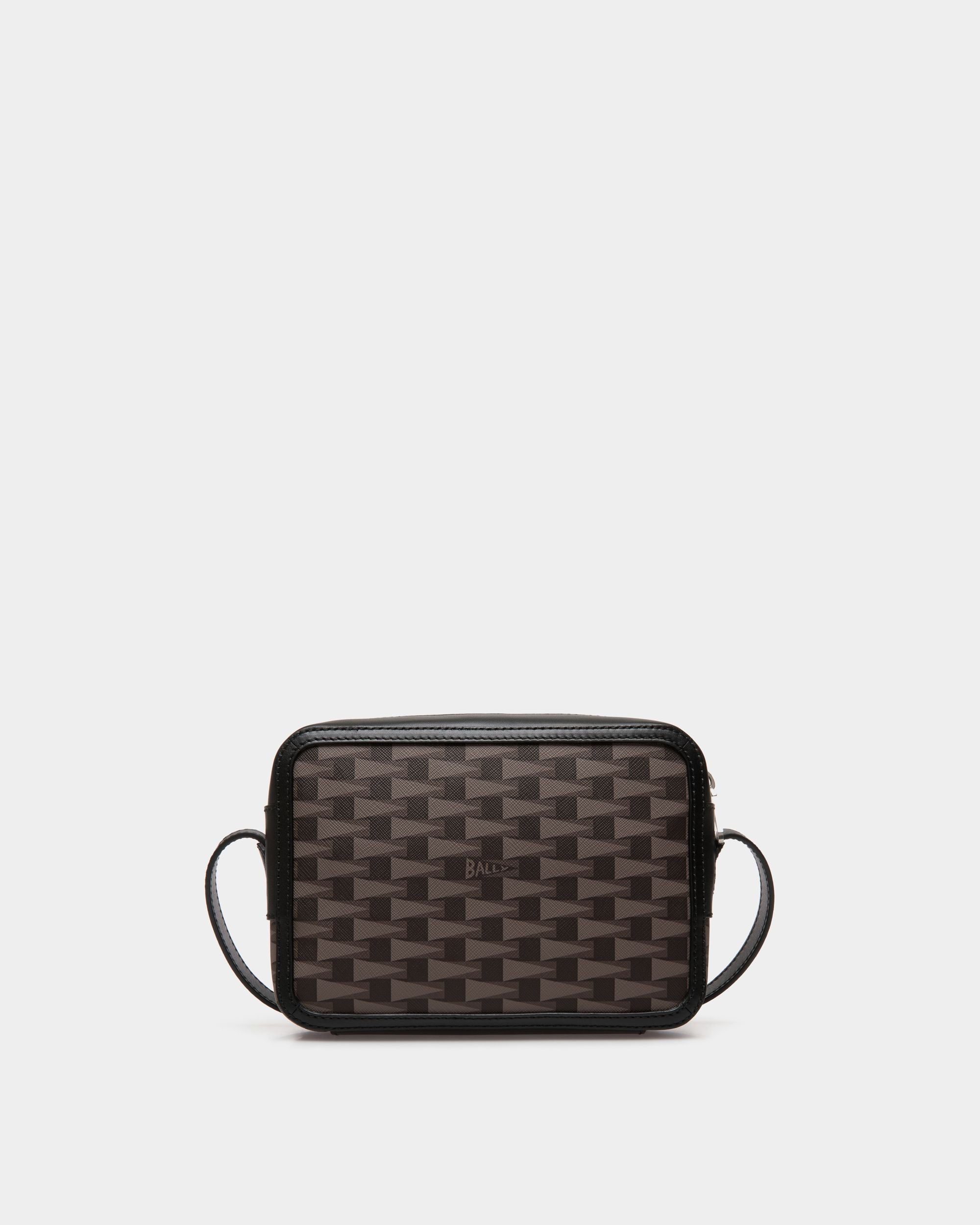 Borsa A Tracolla Pennant Con Motivo Pennant Nero - Uomo - Bally - 02