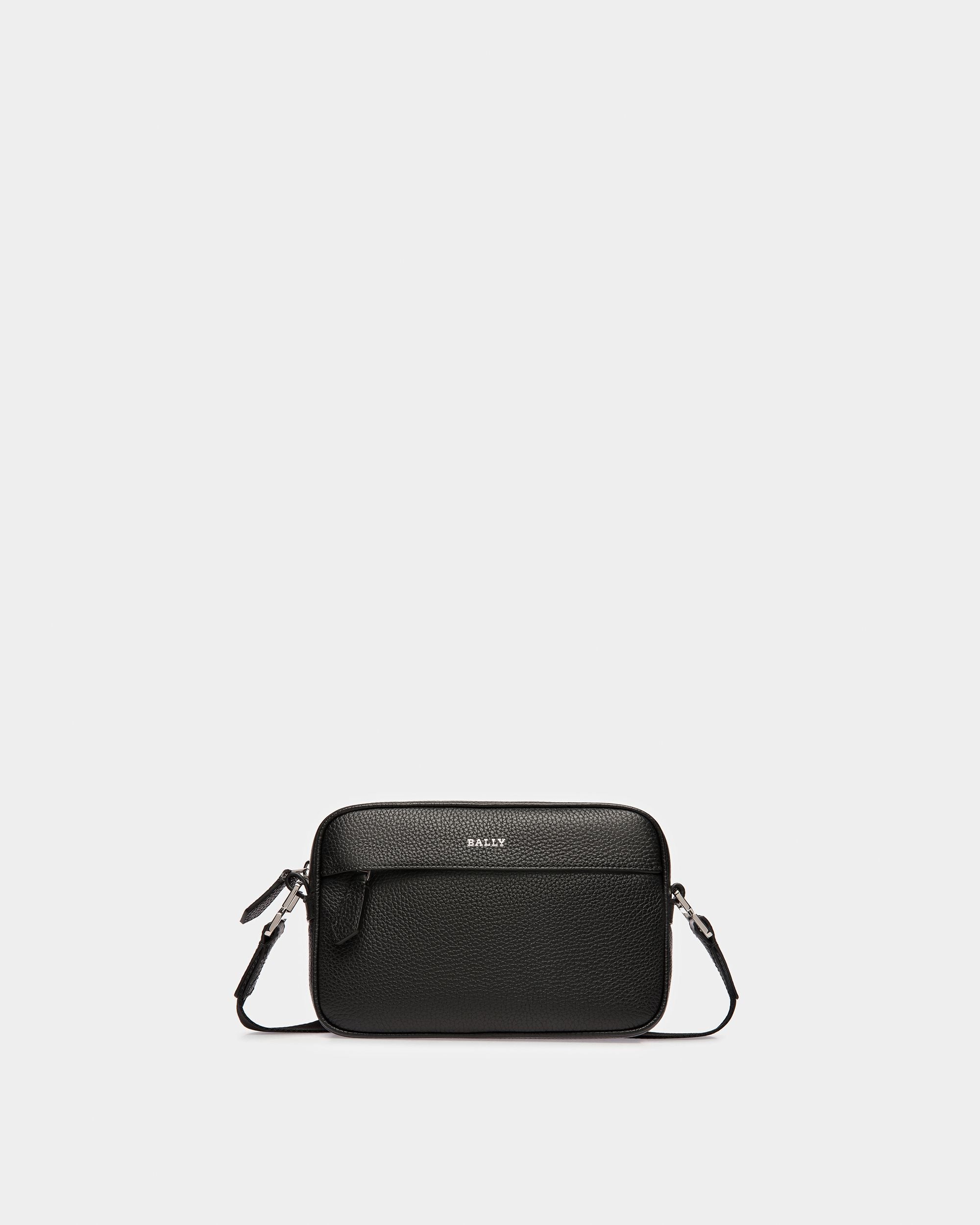 Hal Borsa A Tracolla In Pelle Nera E Grigio Chiaro - Uomo - Bally - 01