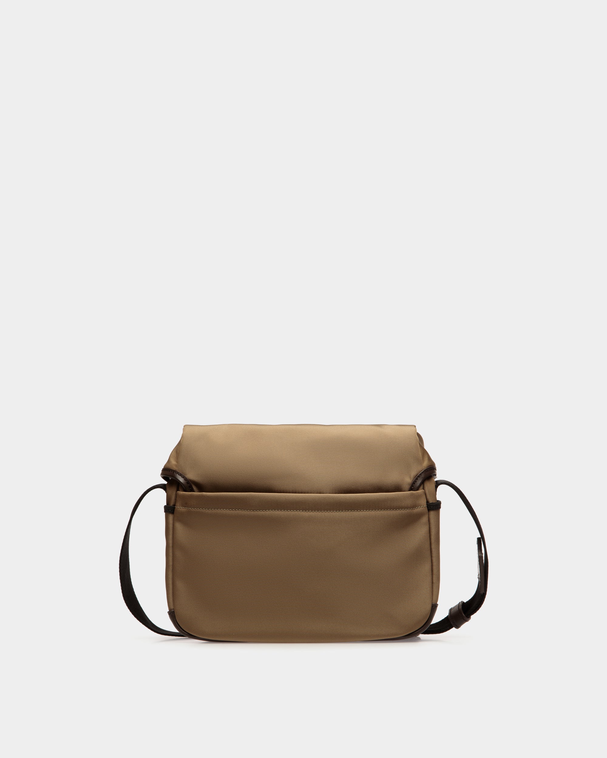 Borsa A Tracolla Code In Nylon Color Cammello - Uomo - Bally - 03
