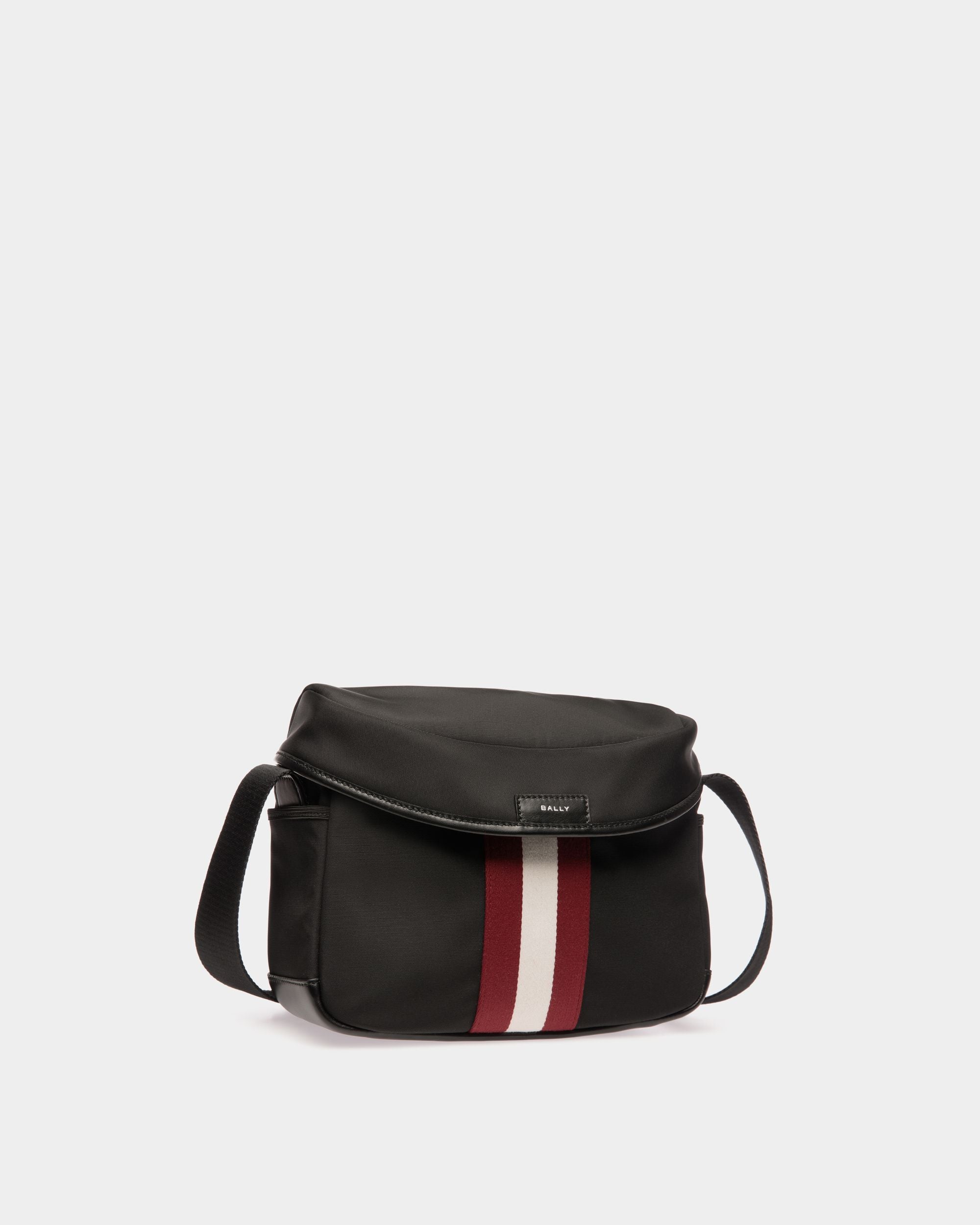 Borsa A Tracolla Code In Nylon Nero - Uomo - Bally - 04