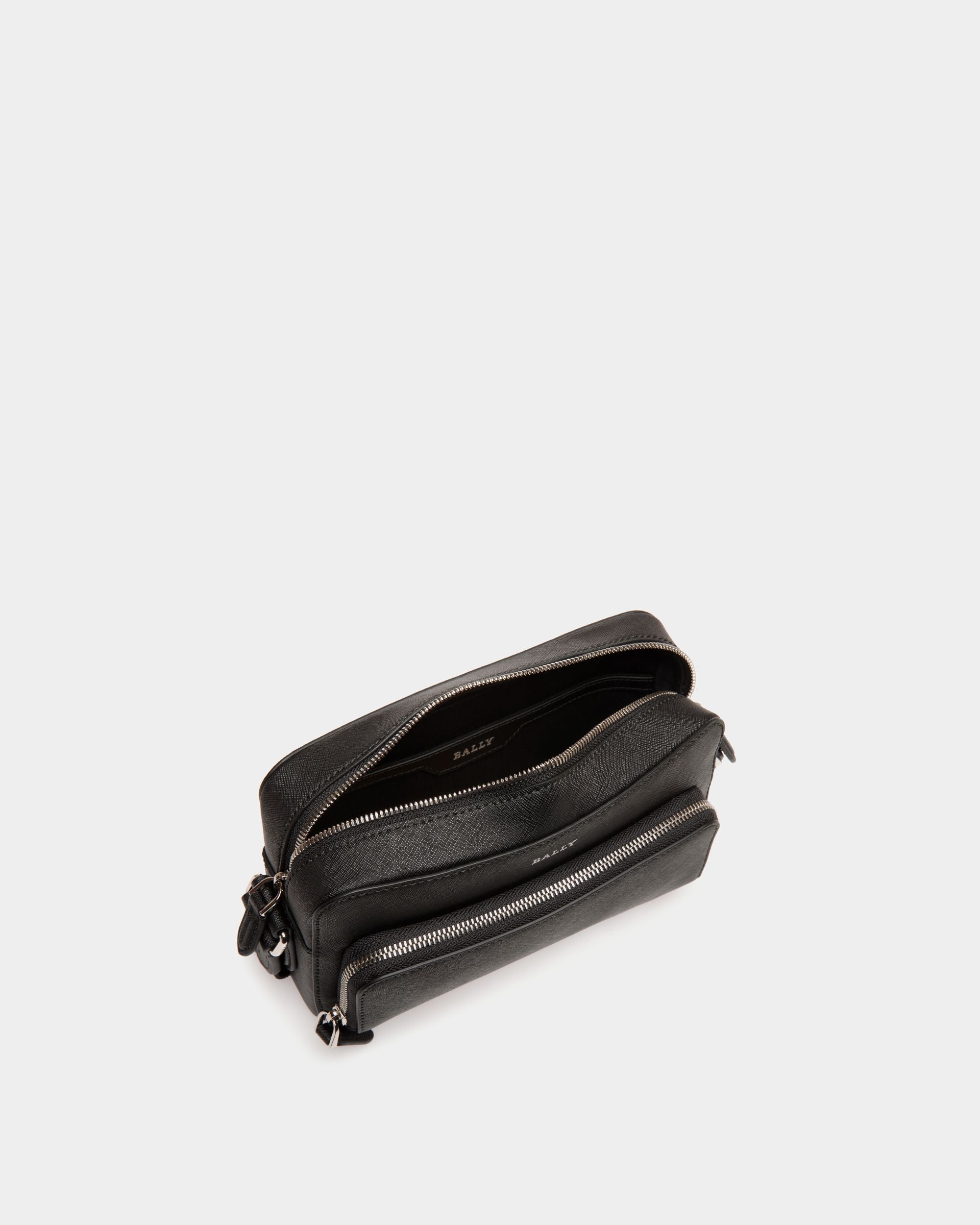 Cross Body In Black Bovine Split - Uomo - Bally - 04