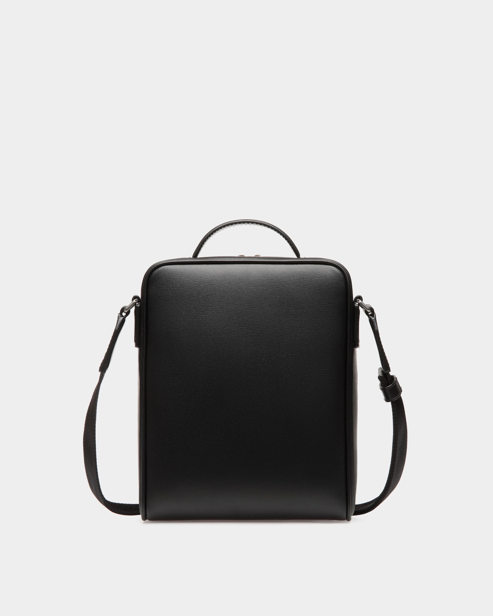 Borsa A Tracolla Mythos In Pelle Riciclata Nera - Uomo - Bally - 02