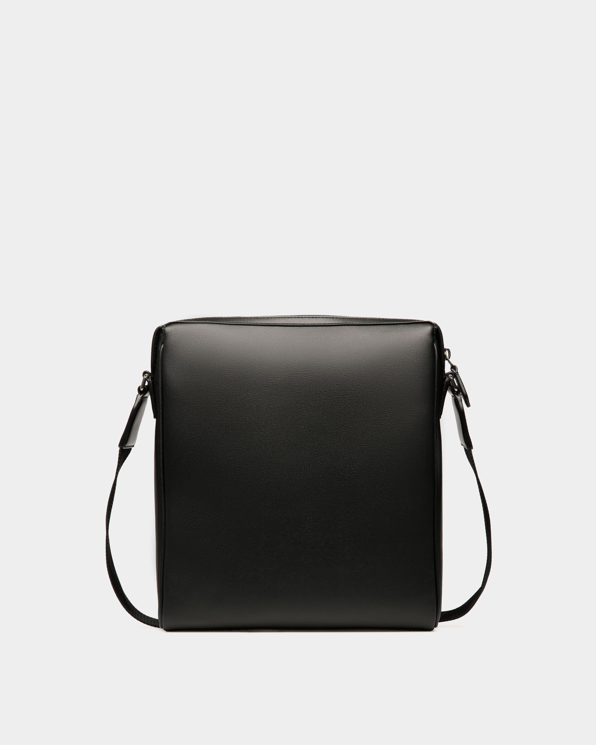 Borsa A Tracolla Mythos In Pelle Riciclata Nera - Uomo - Bally - 02