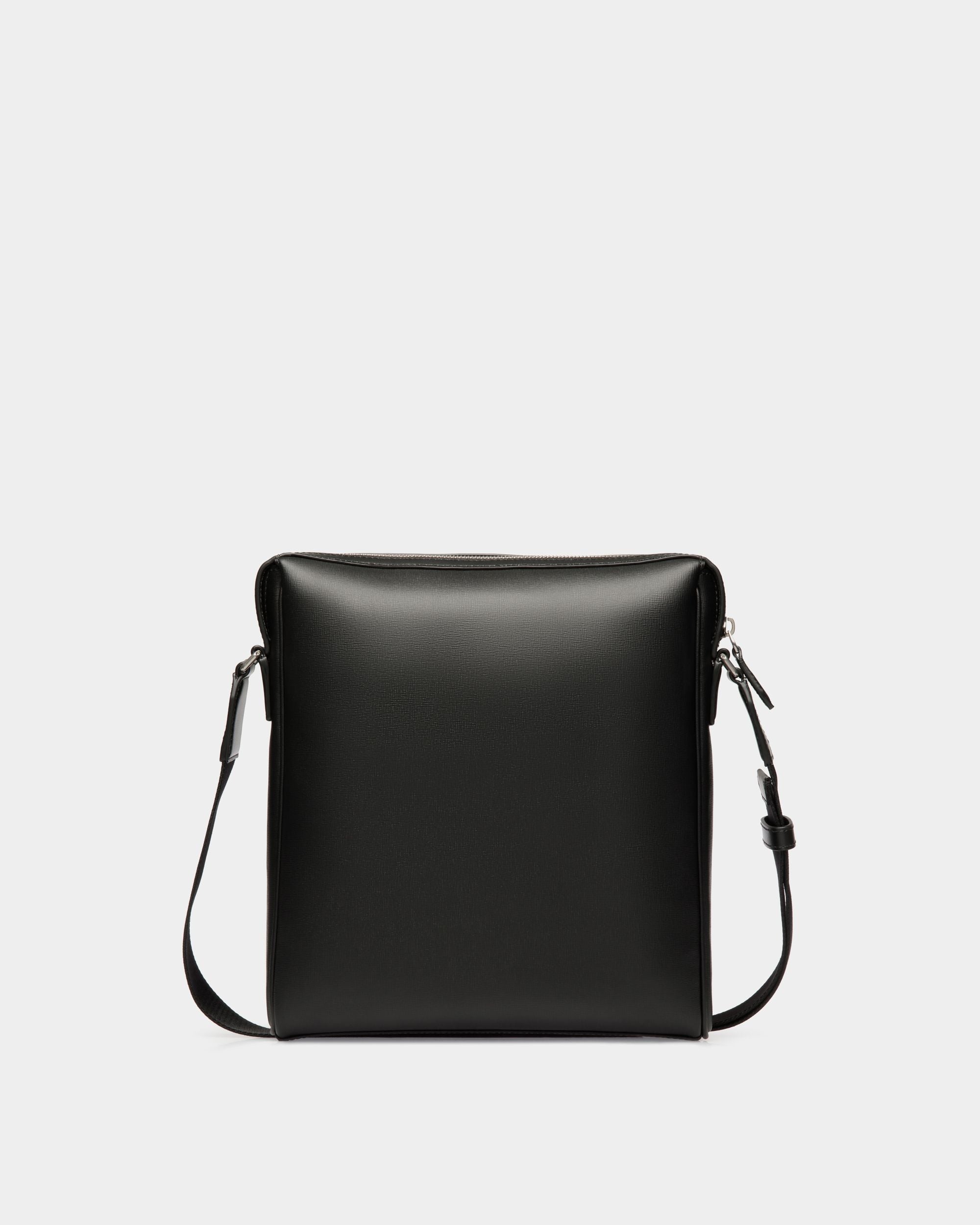 Borsa A Tracolla Mythos In Pelle Riciclata Nera - Uomo - Bally - 02