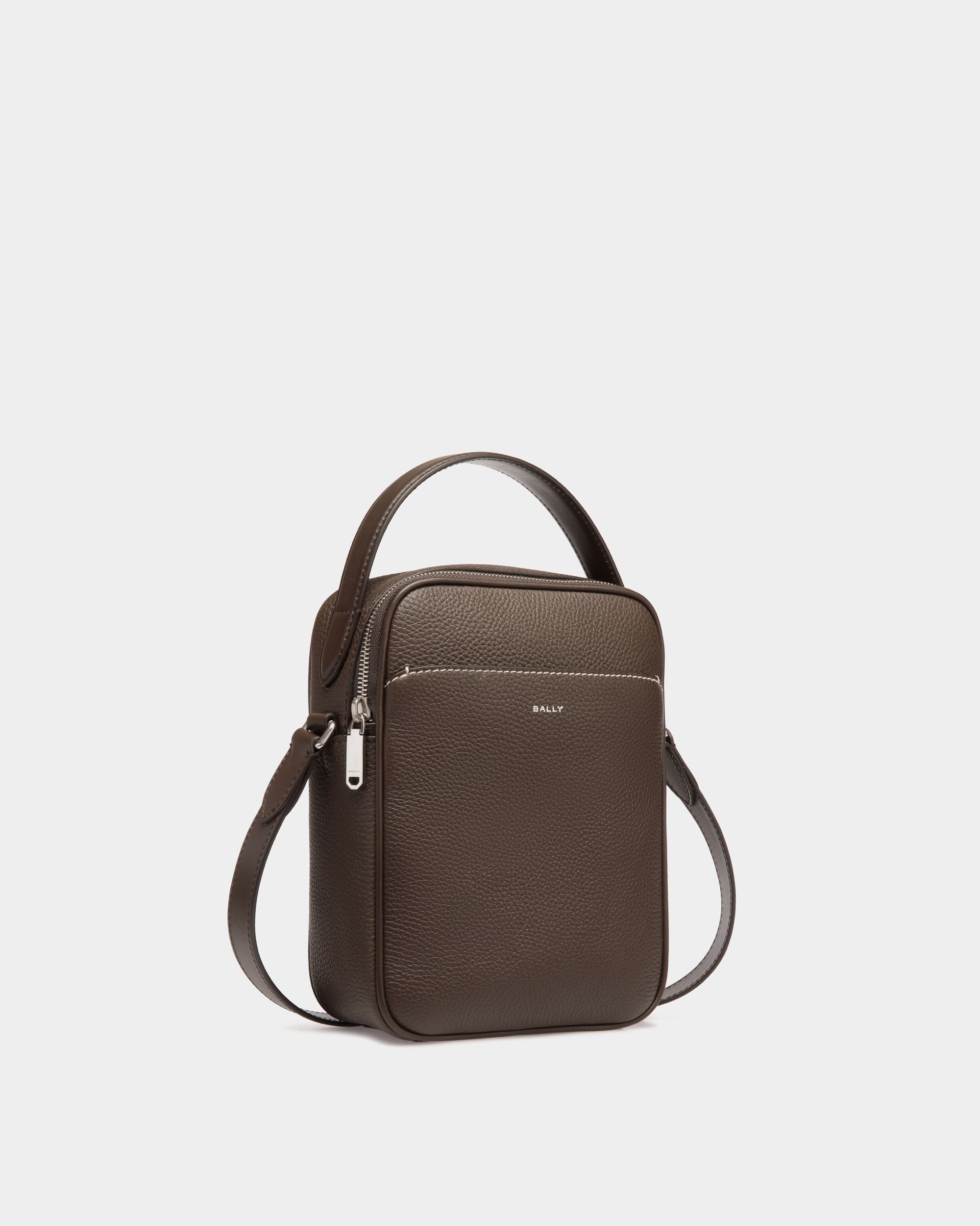 Borsa A Tracolla Oeden In Pelle Color Ebano - Uomo - Bally - 03