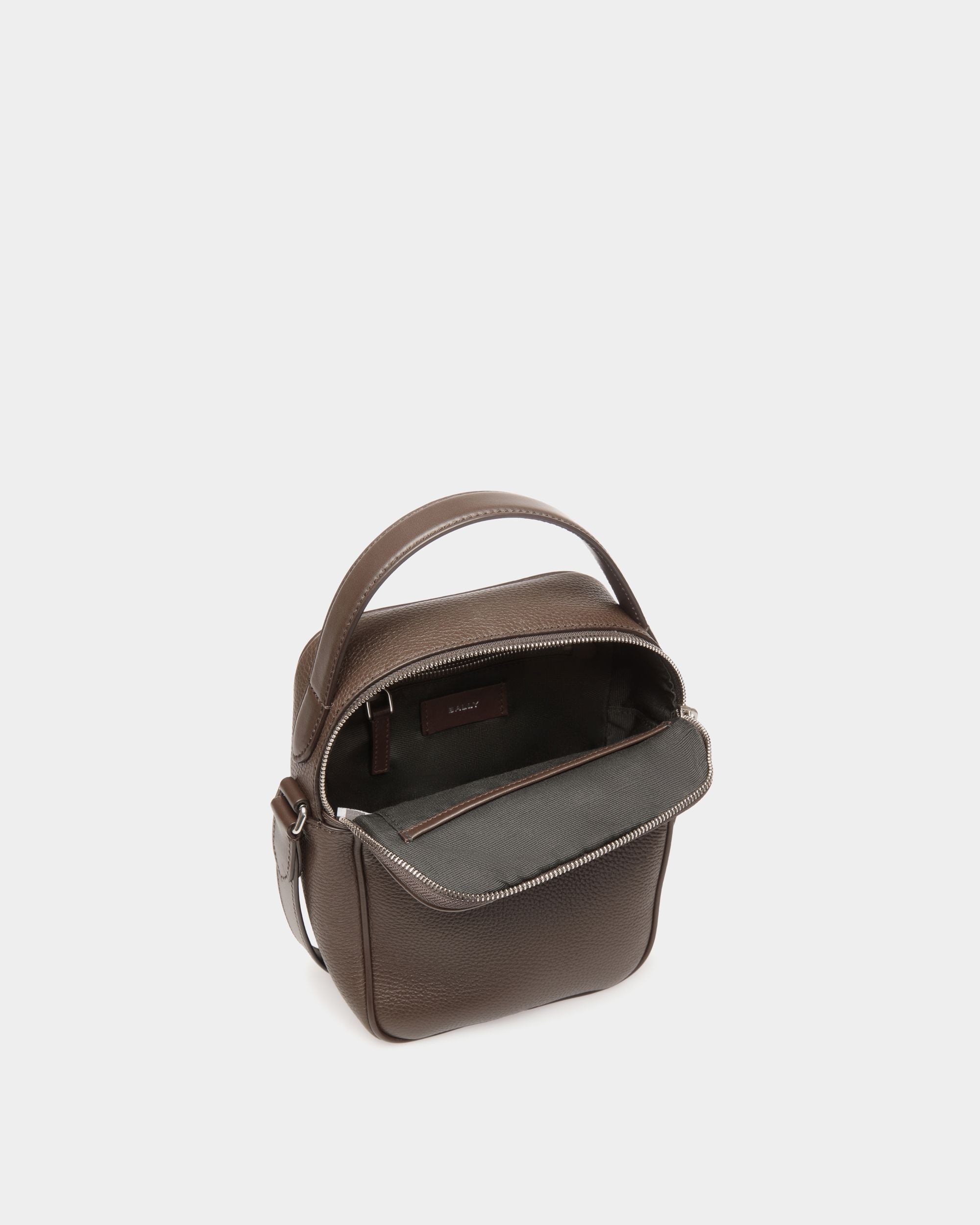 Borsa A Tracolla Oeden In Pelle Color Ebano - Uomo - Bally - 04