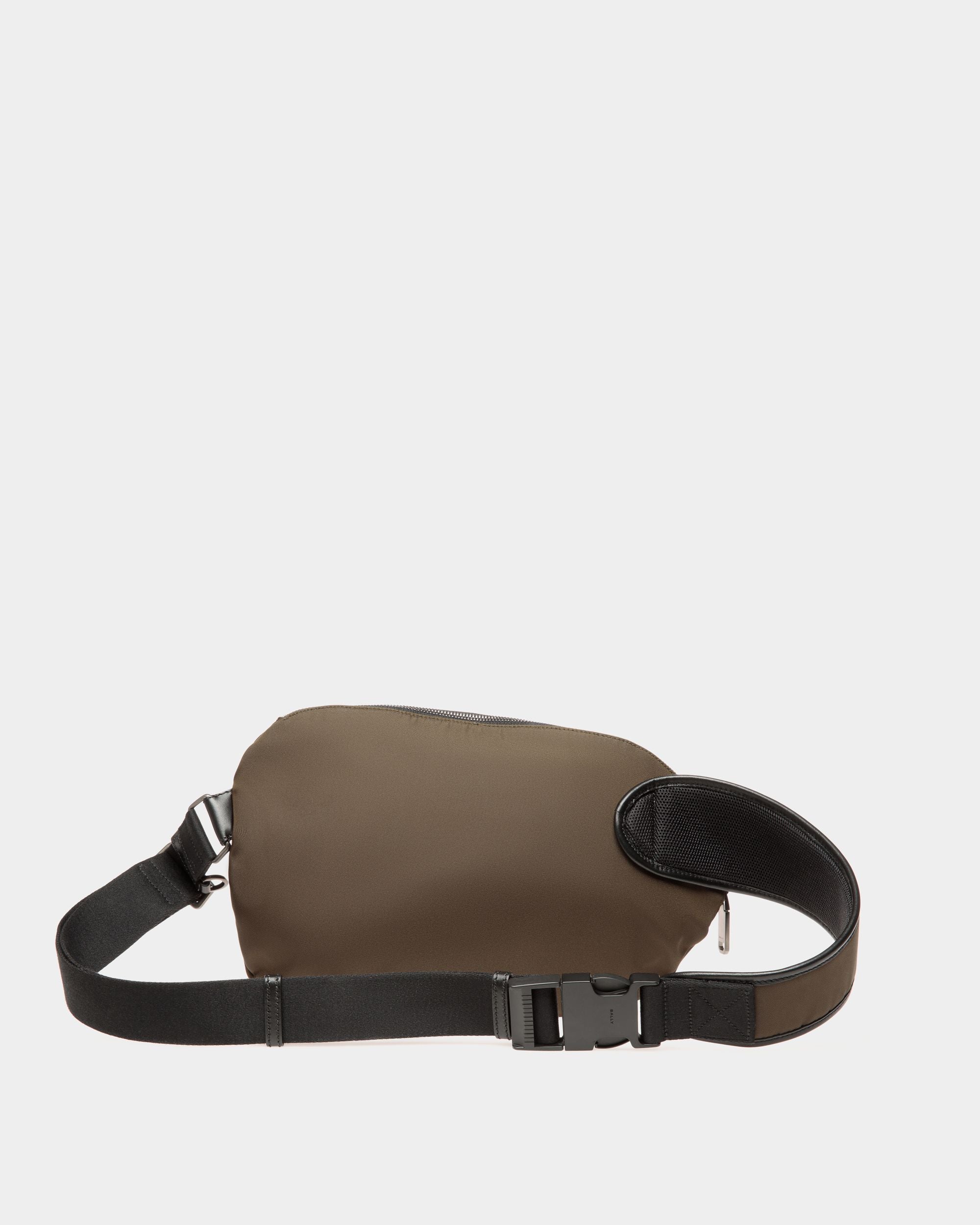 Borsa A Tracolla Adrien Brody Travel Collection In Nylon Military Green - Uomo - Bally - 03